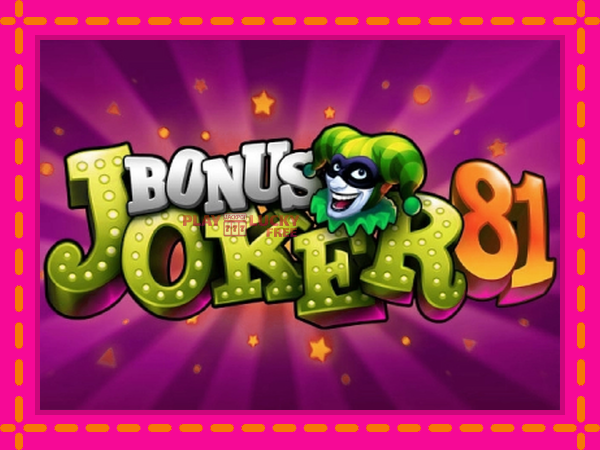 Игра Bonus Joker 81 безплатно