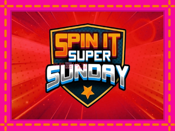 Игра Spin It Super Sunday безплатно