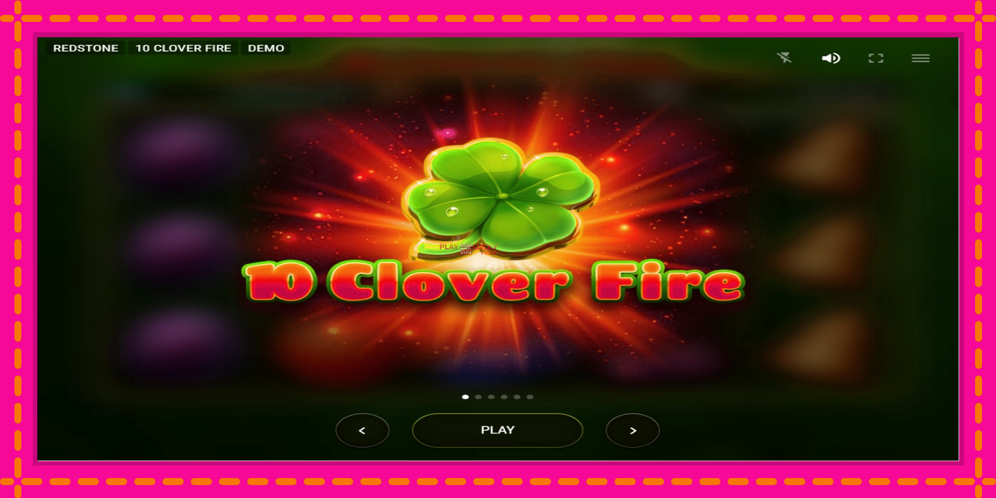 Безплатна игра в 10 Clover Fire без регистрация, картина 1