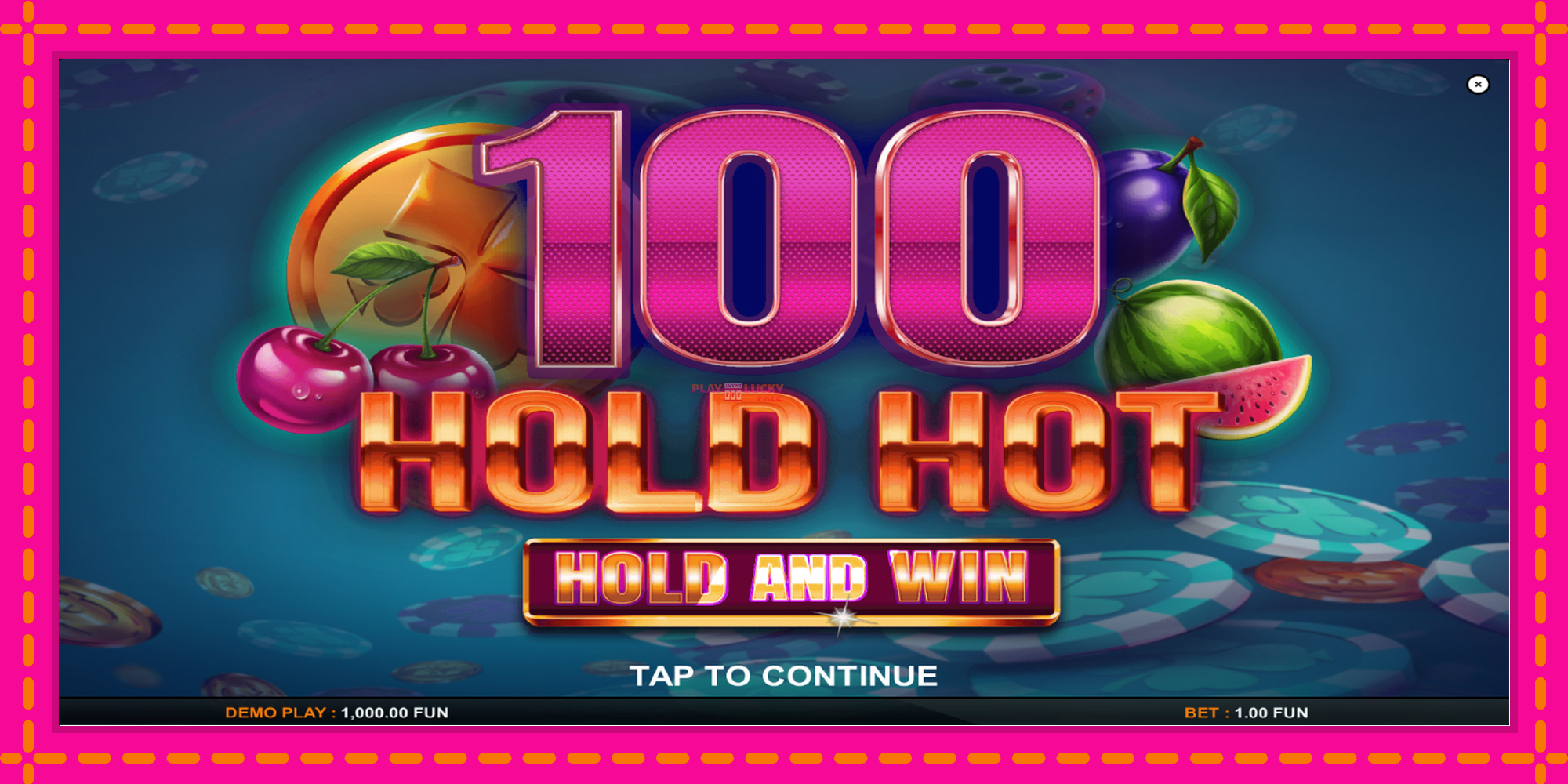 Безплатна игра в 100 Hold Hot Hold and Win без регистрация, картина 1