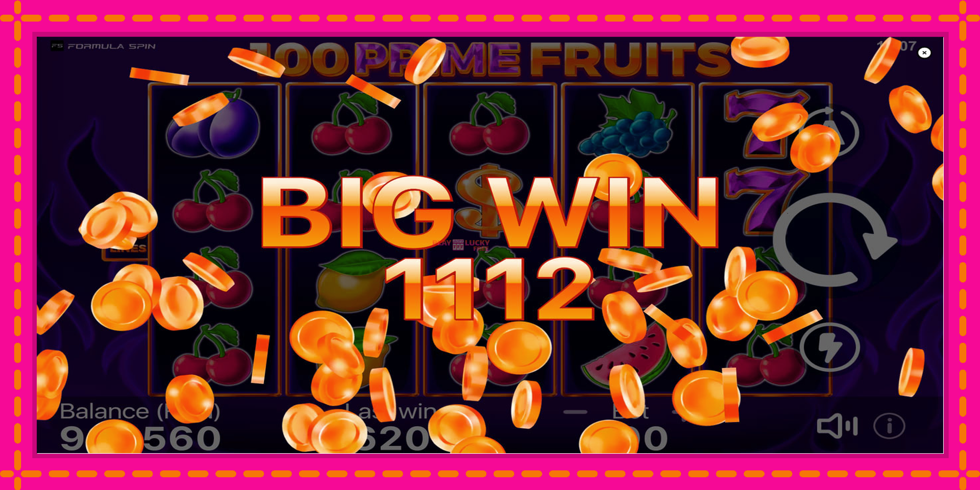 Безплатна игра в 100 Prime Fruits без регистрация, картина 5