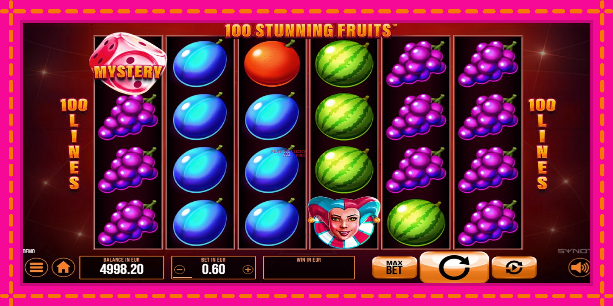 Безплатна игра в 100 Stunning Fruits без регистрация, картина 3