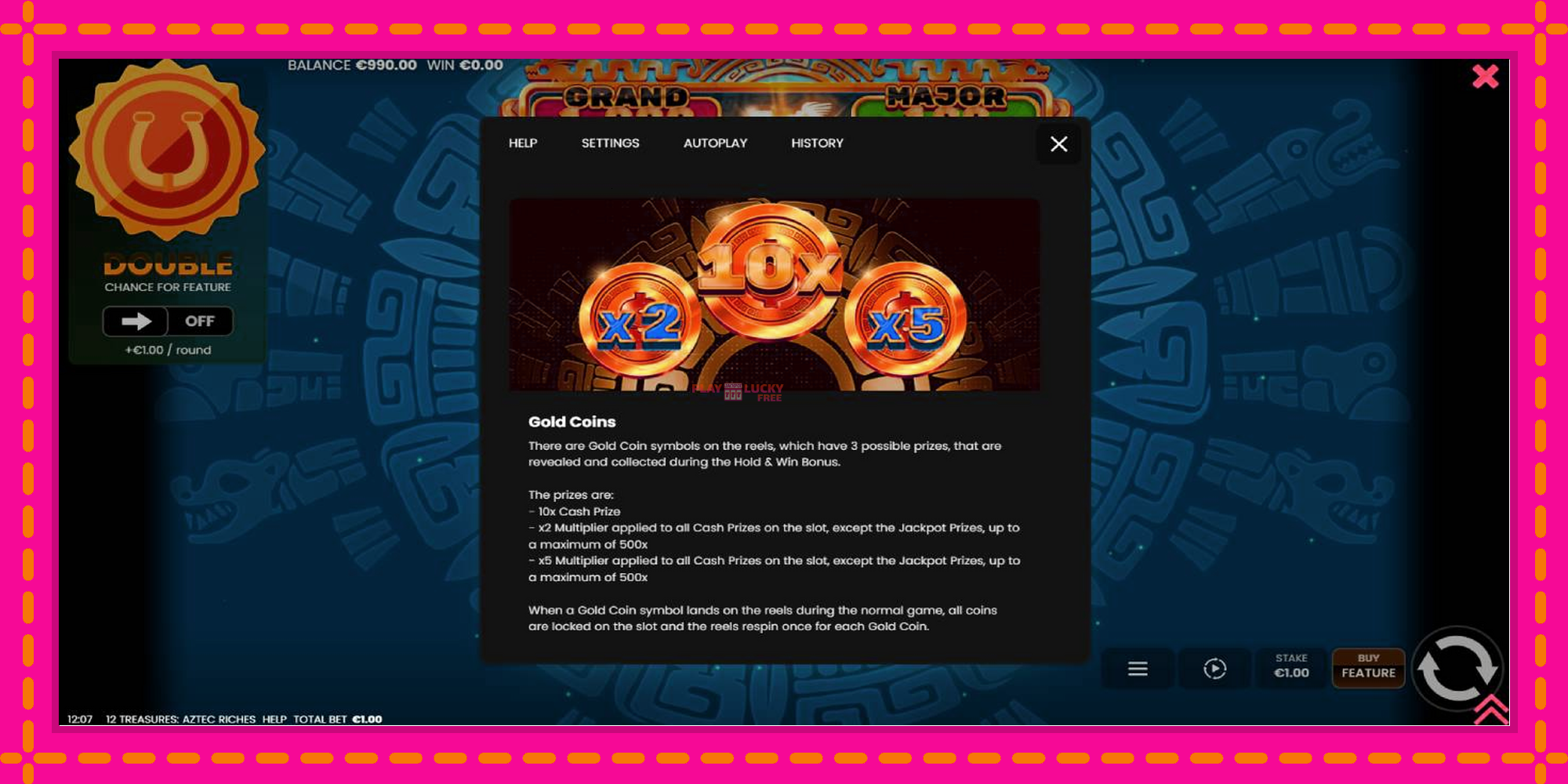 Безплатна игра в 12 Treasures: Aztec Riches без регистрация, картина 6