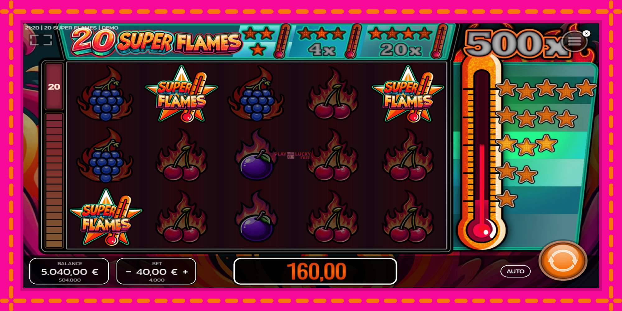 Безплатна игра в 20 Super Flames без регистрация, картина 2