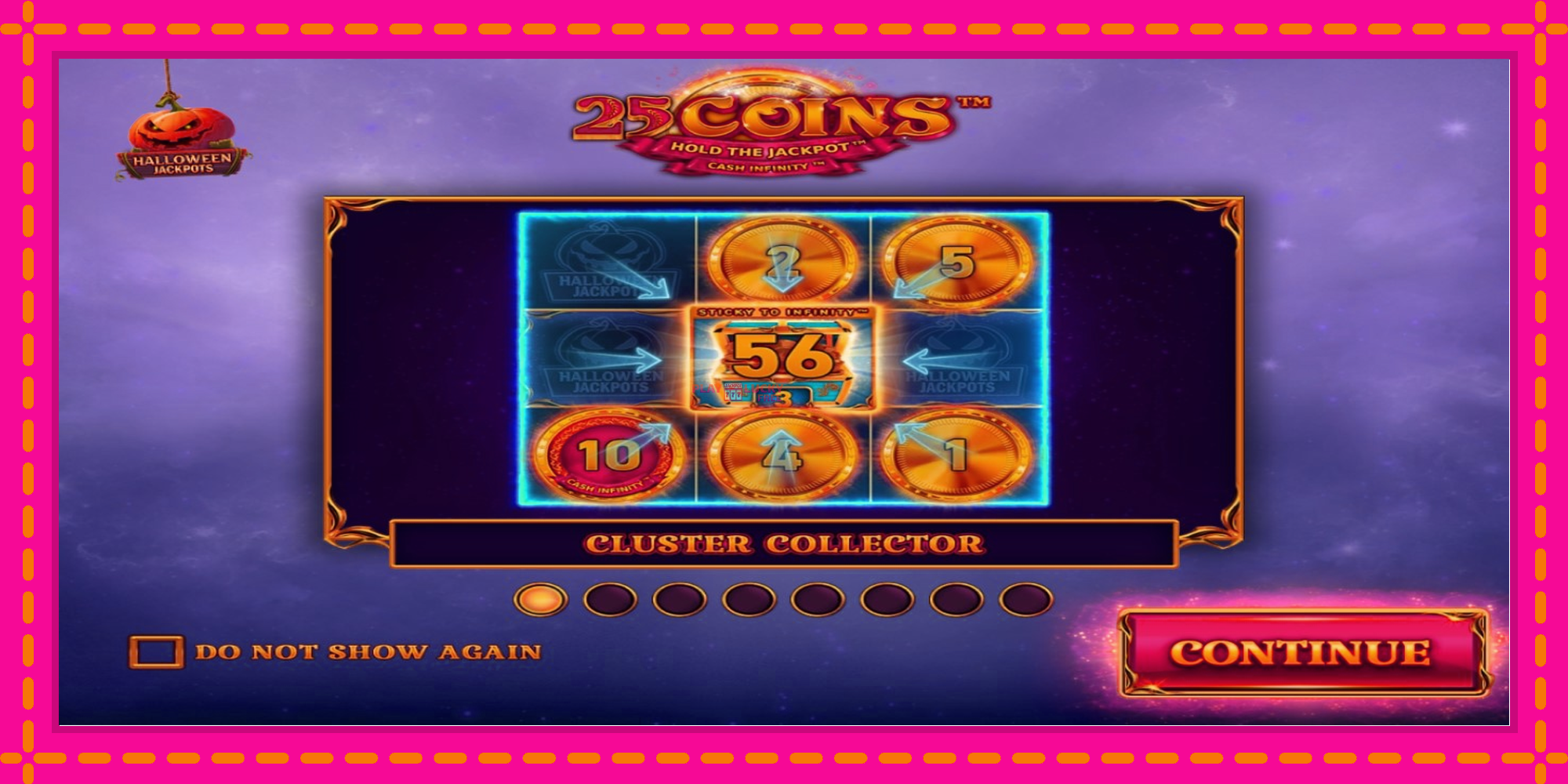 Безплатна игра в 25 Coins Halloween Jackpots без регистрация, картина 1