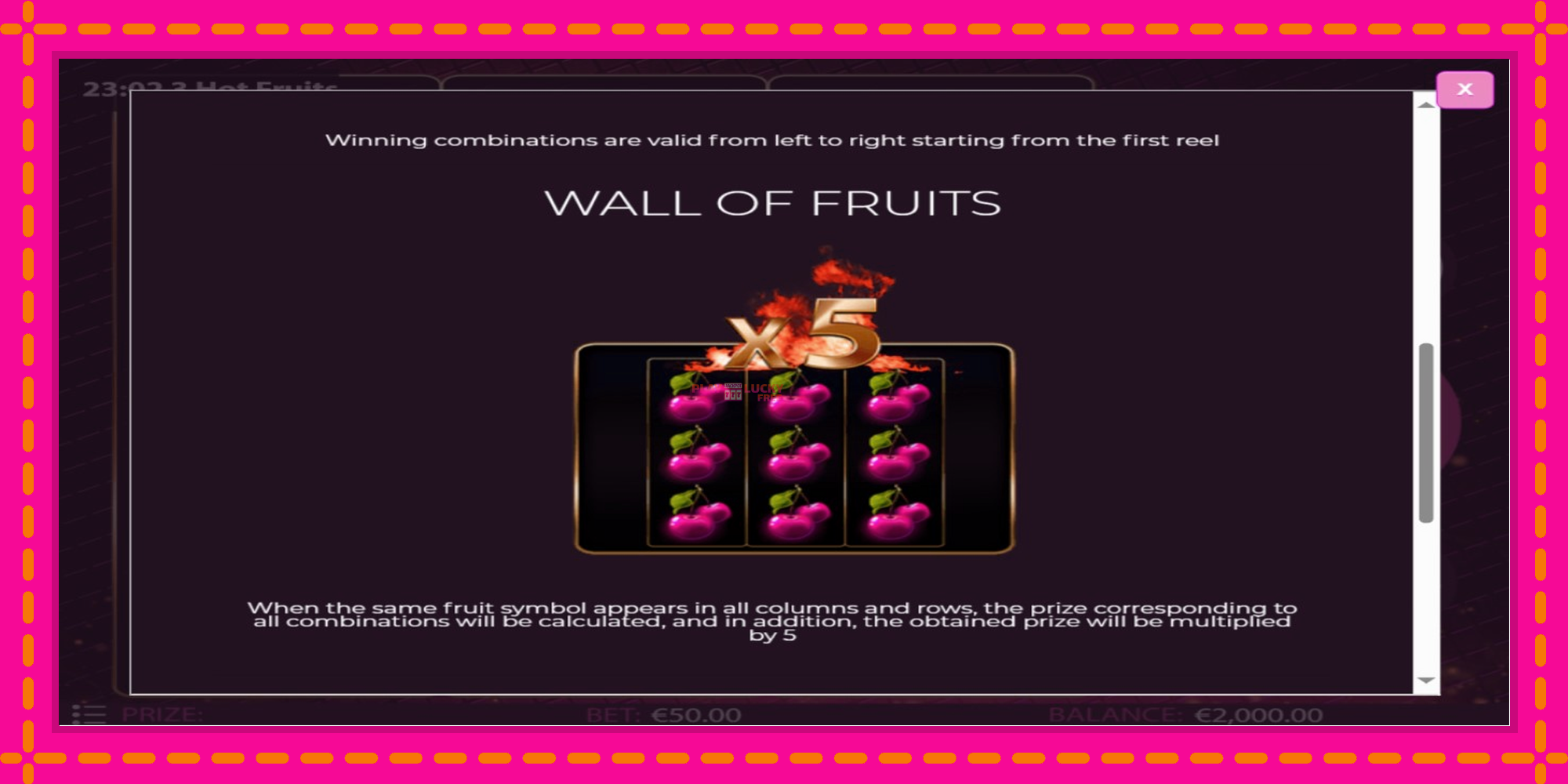 Безплатна игра в 3 Hot Fruits без регистрация, картина 5