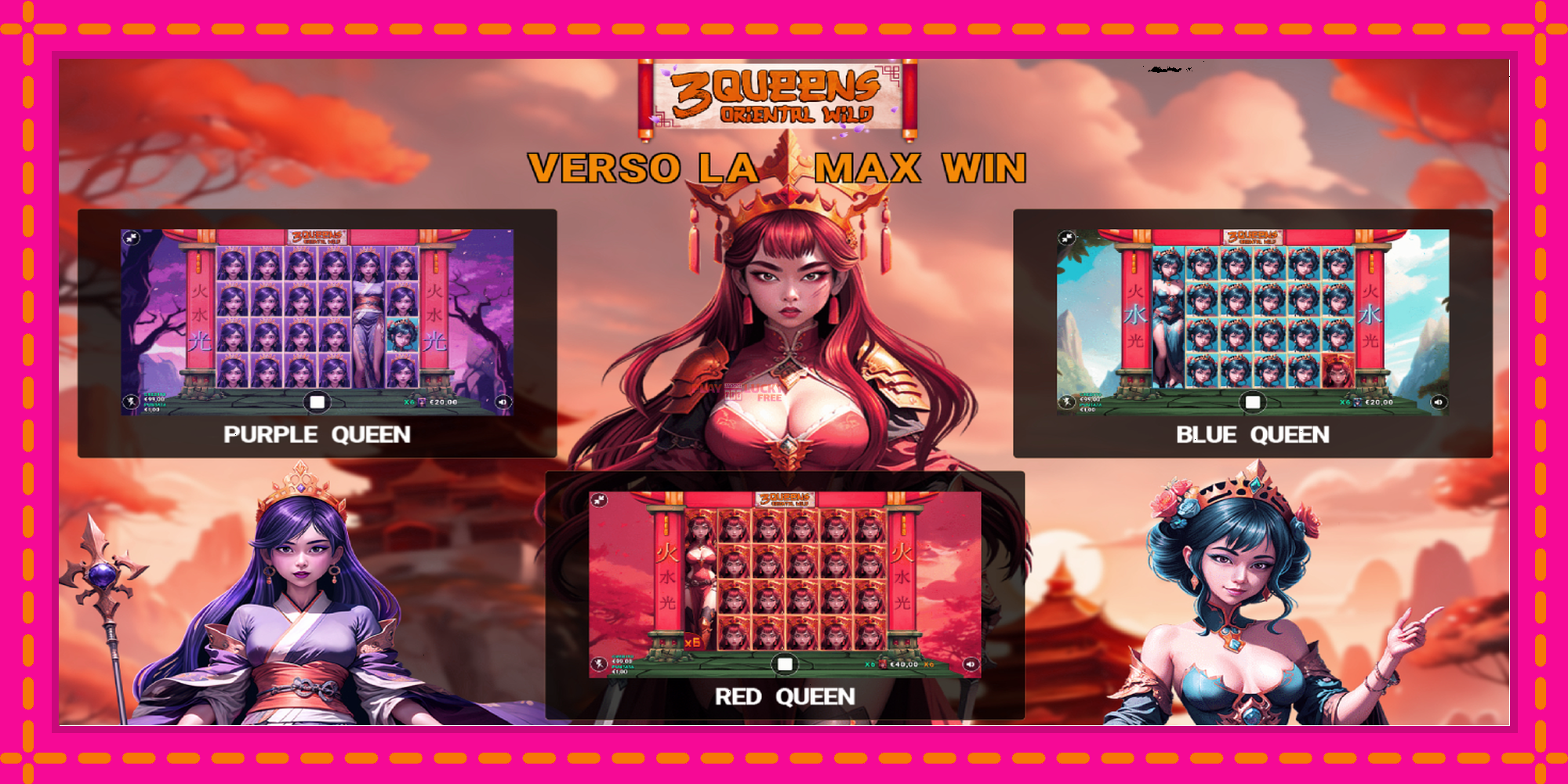 Безплатна игра в 3 Queens Oriental Wild без регистрация, картина 1