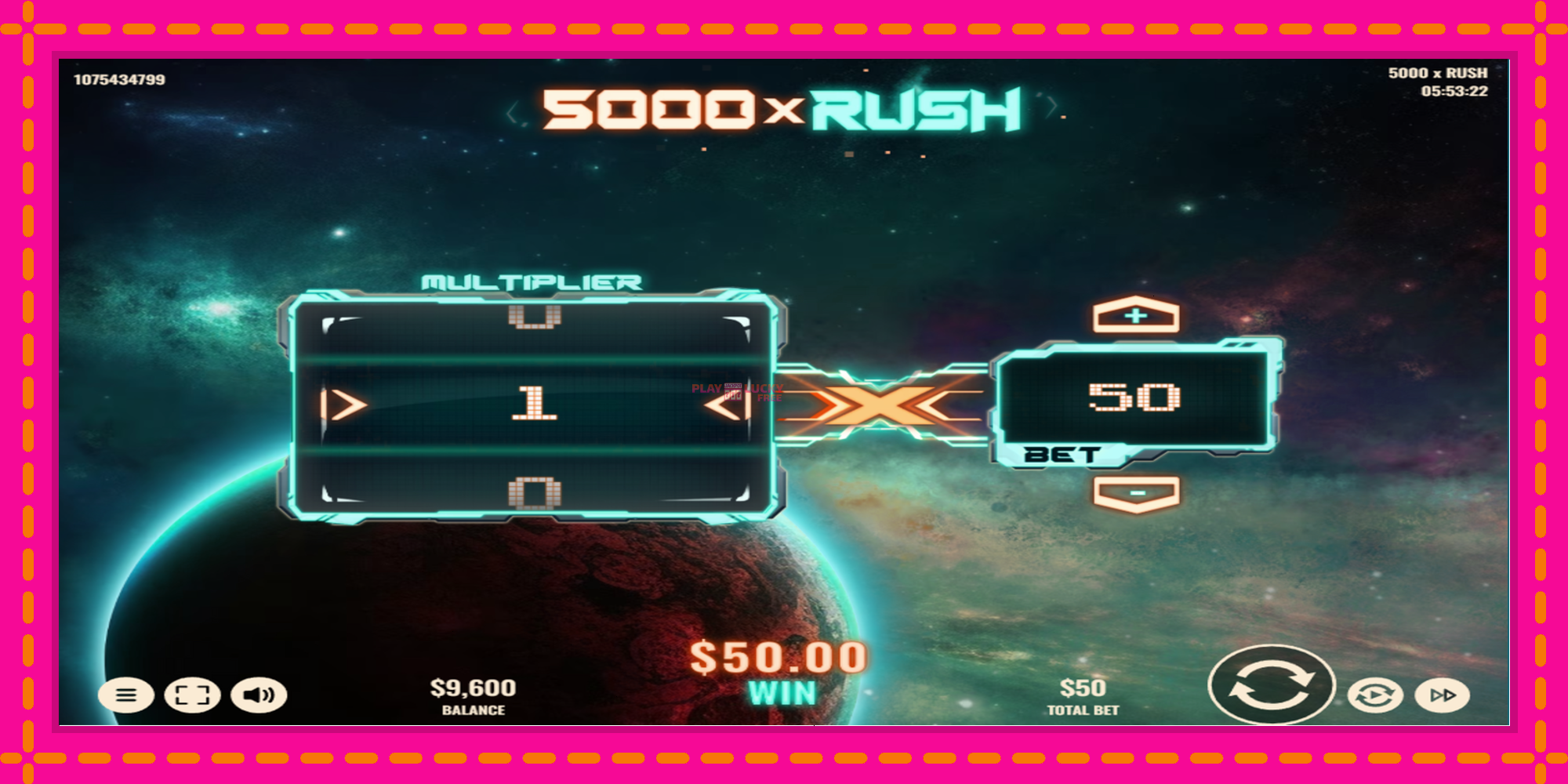 Безплатна игра в 5000 x Rush без регистрация, картина 3