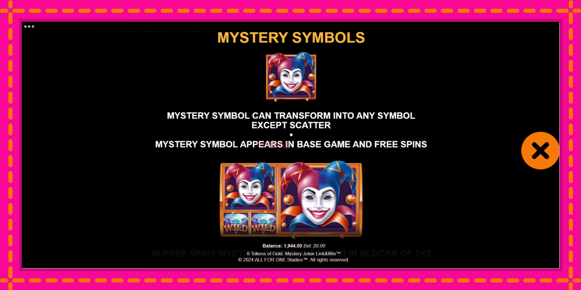 Безплатна игра в 6 Tokens of Gold: Mystery Joker Link & Win без регистрация, картина 6