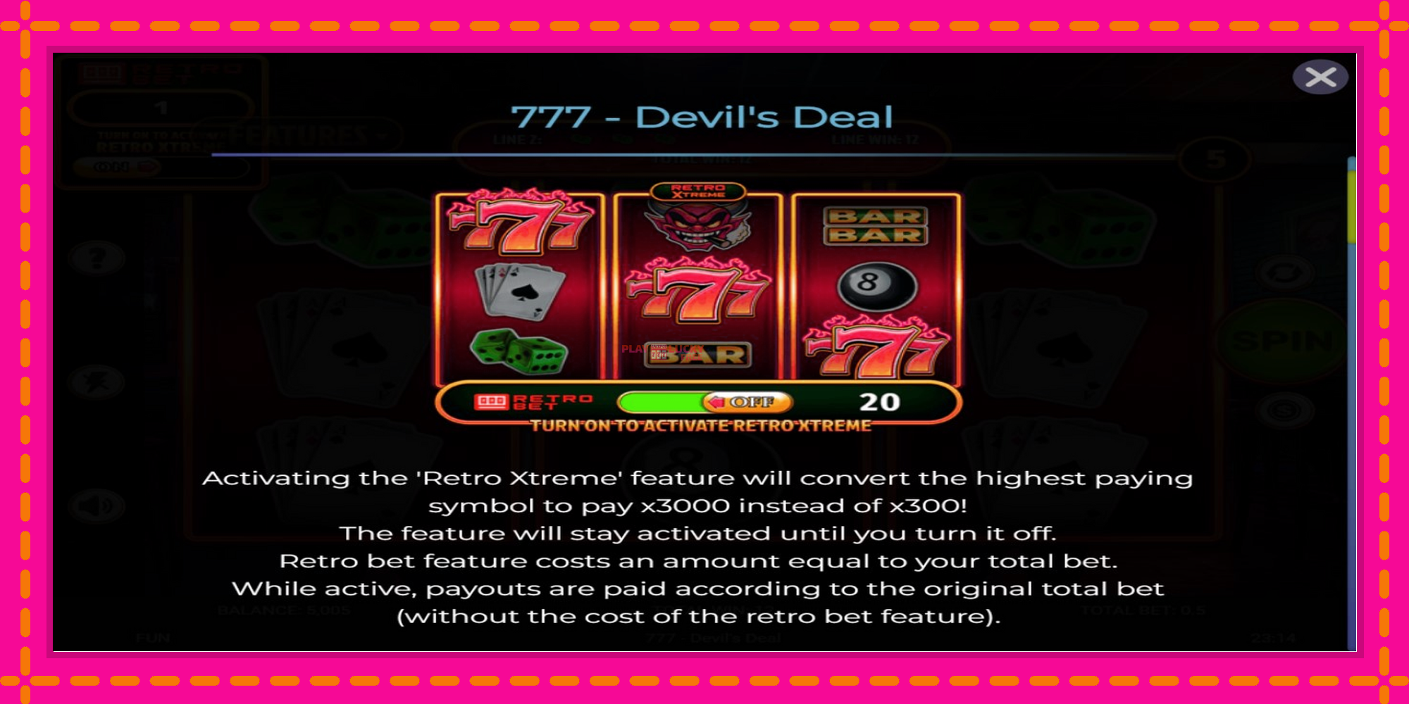 Безплатна игра в 777 Devils Deal без регистрация, картина 4