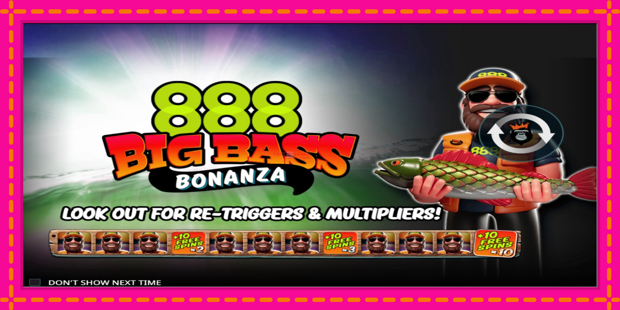 Безплатна игра в 888 Big Bass Bonanza без регистрация, картина 1