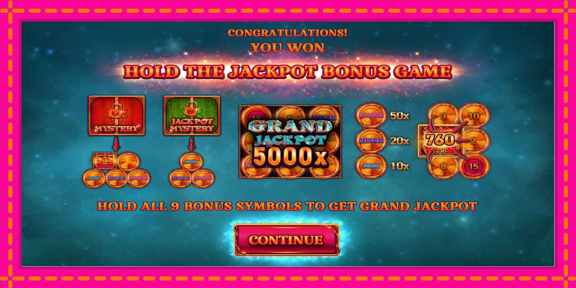 Безплатна игра в 9 Coins Grand Diamond Edition Halloween Jackpots без регистрация, картина 3