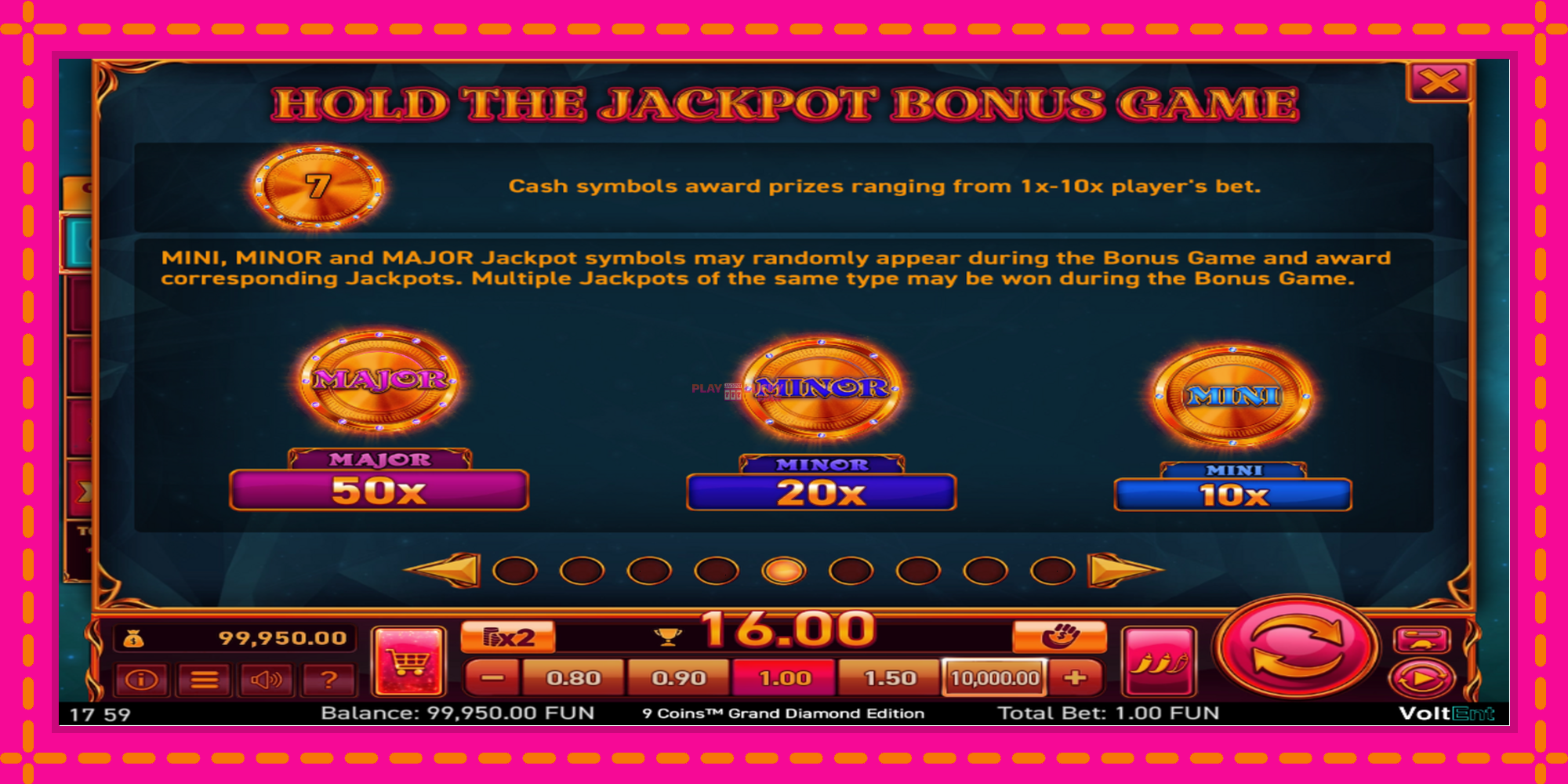 Безплатна игра в 9 Coins Grand Diamond Edition Halloween Jackpots без регистрация, картина 5