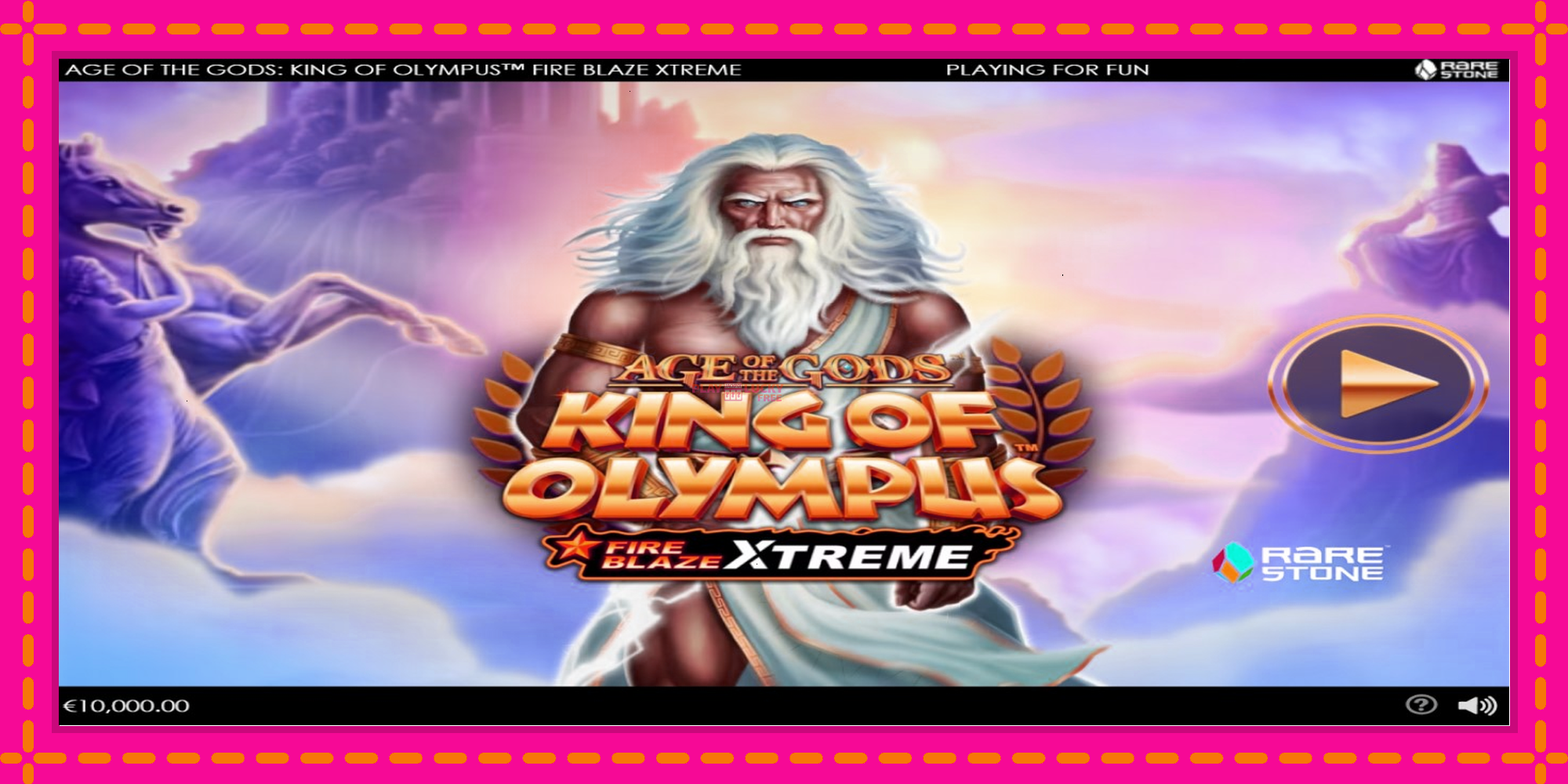 Безплатна игра в Age of the Gods: King of Olympus Fire Blaze Xtreme без регистрация, картина 1