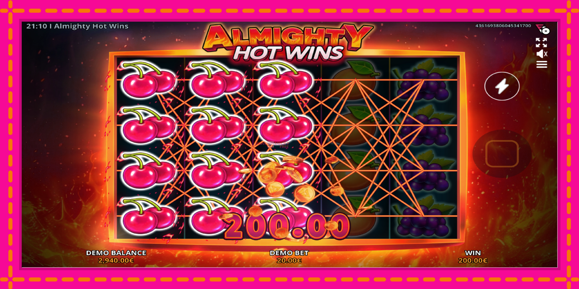 Безплатна игра в Almighty Hot Wins без регистрация, картина 2