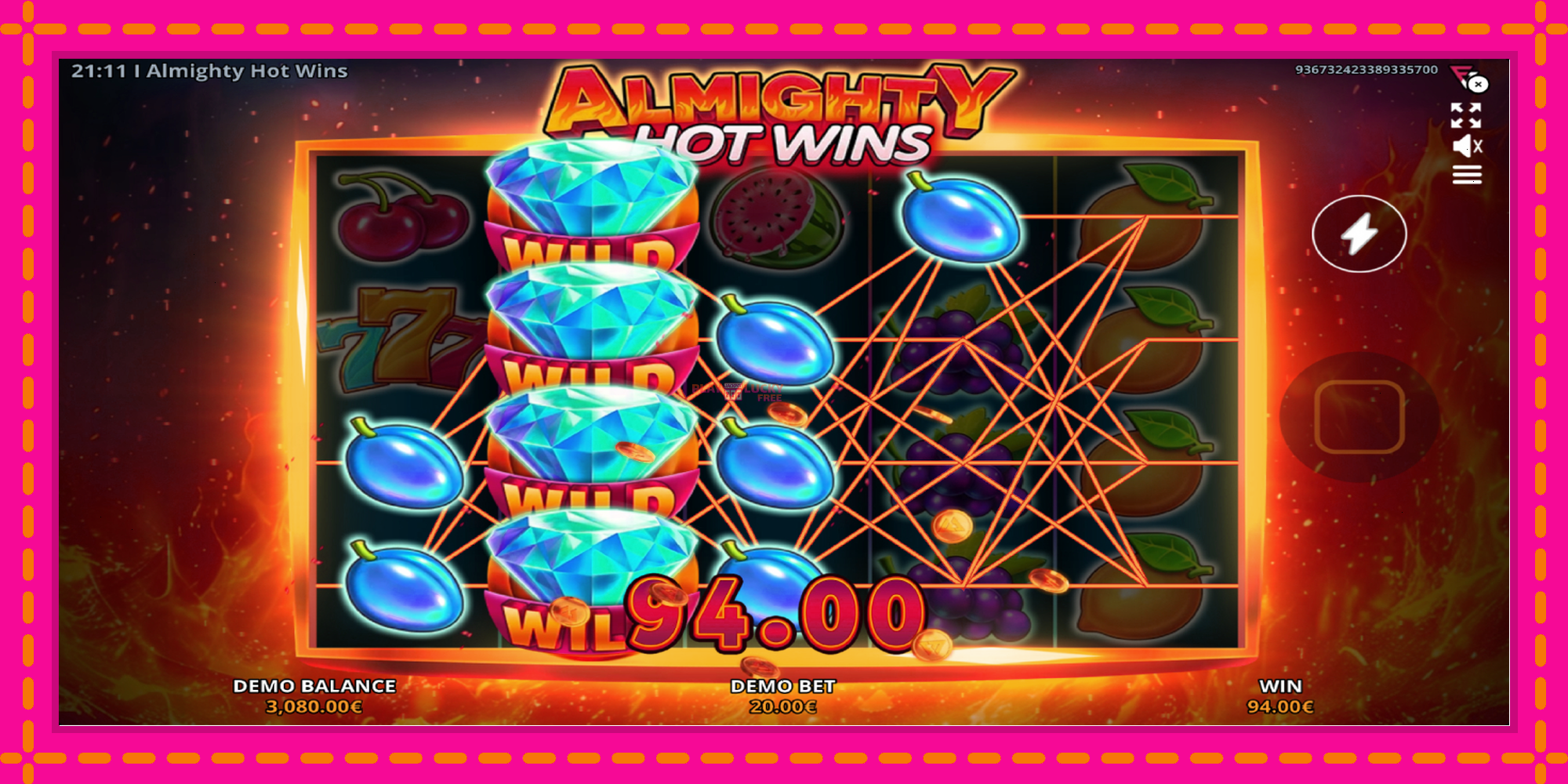 Безплатна игра в Almighty Hot Wins без регистрация, картина 4