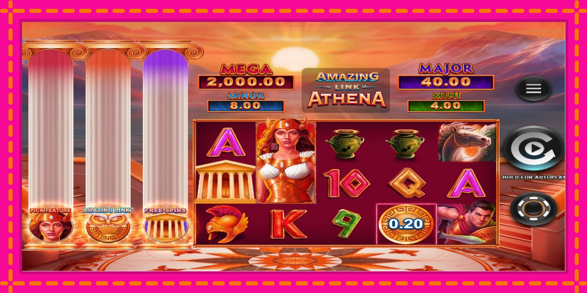 Безплатна игра в Amazing Link Athena без регистрация, картина 2