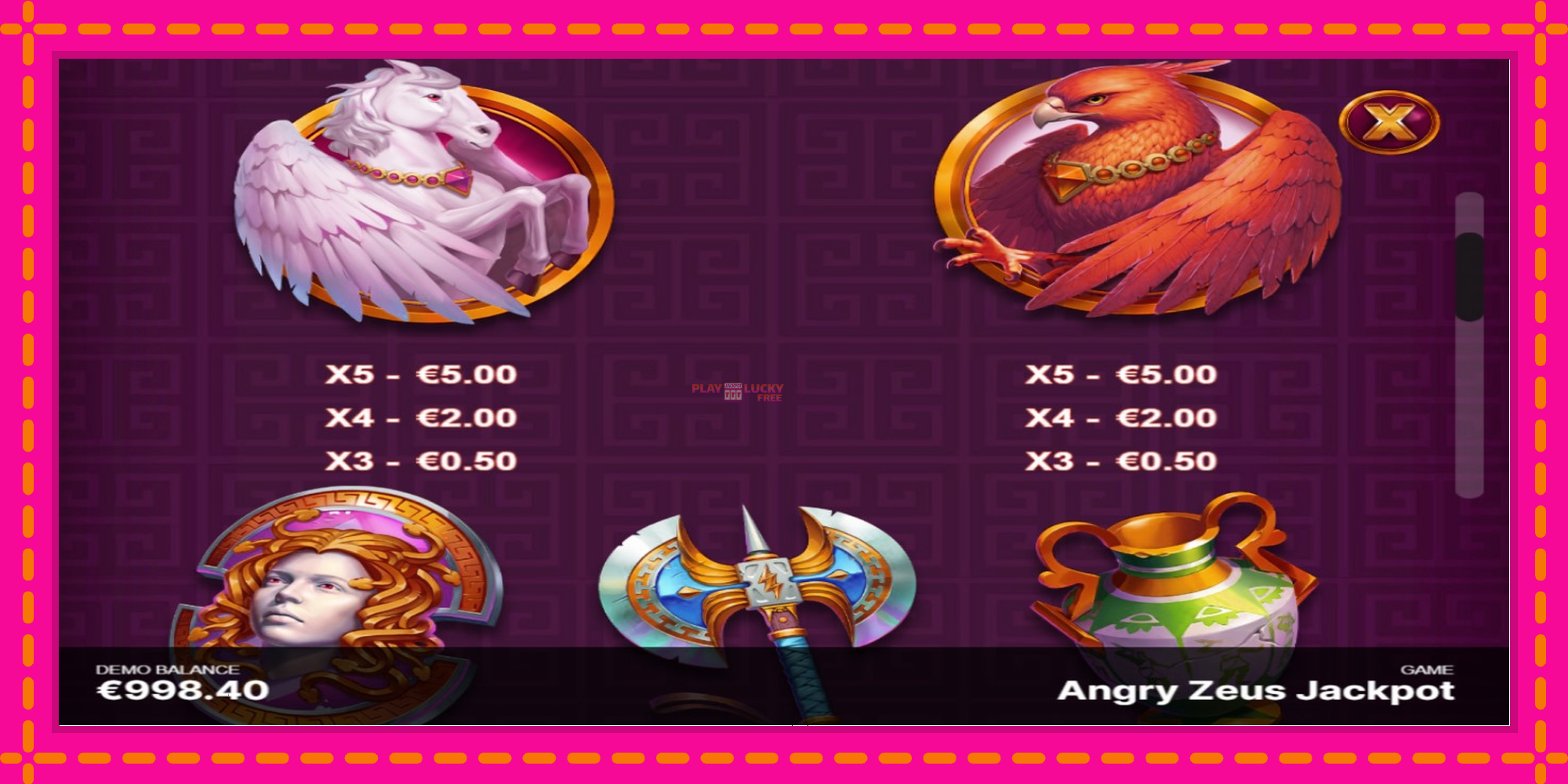 Безплатна игра в Angry Zeus Jackpot без регистрация, картина 5