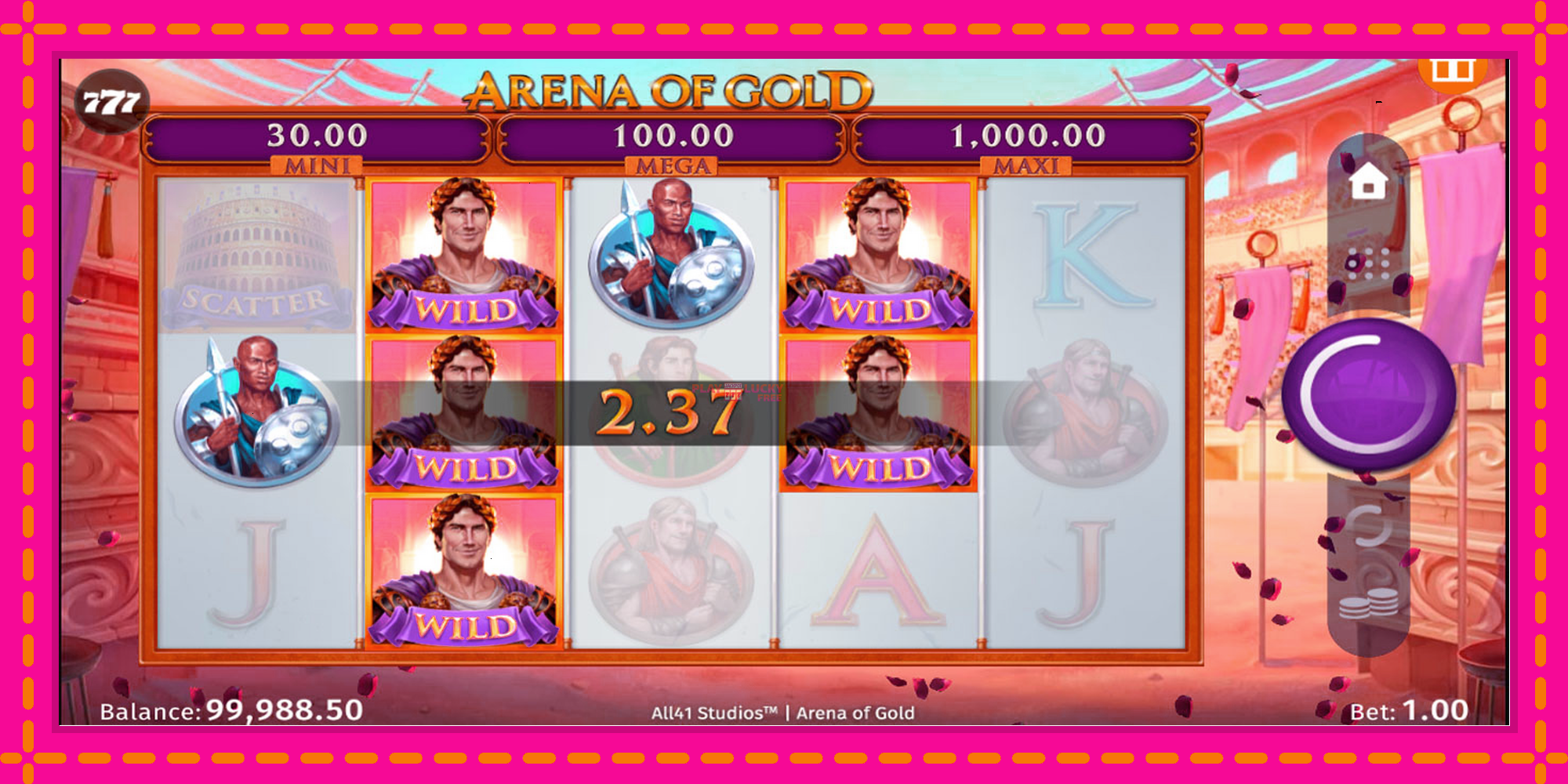 Безплатна игра в Arena of Gold без регистрация, картина 3