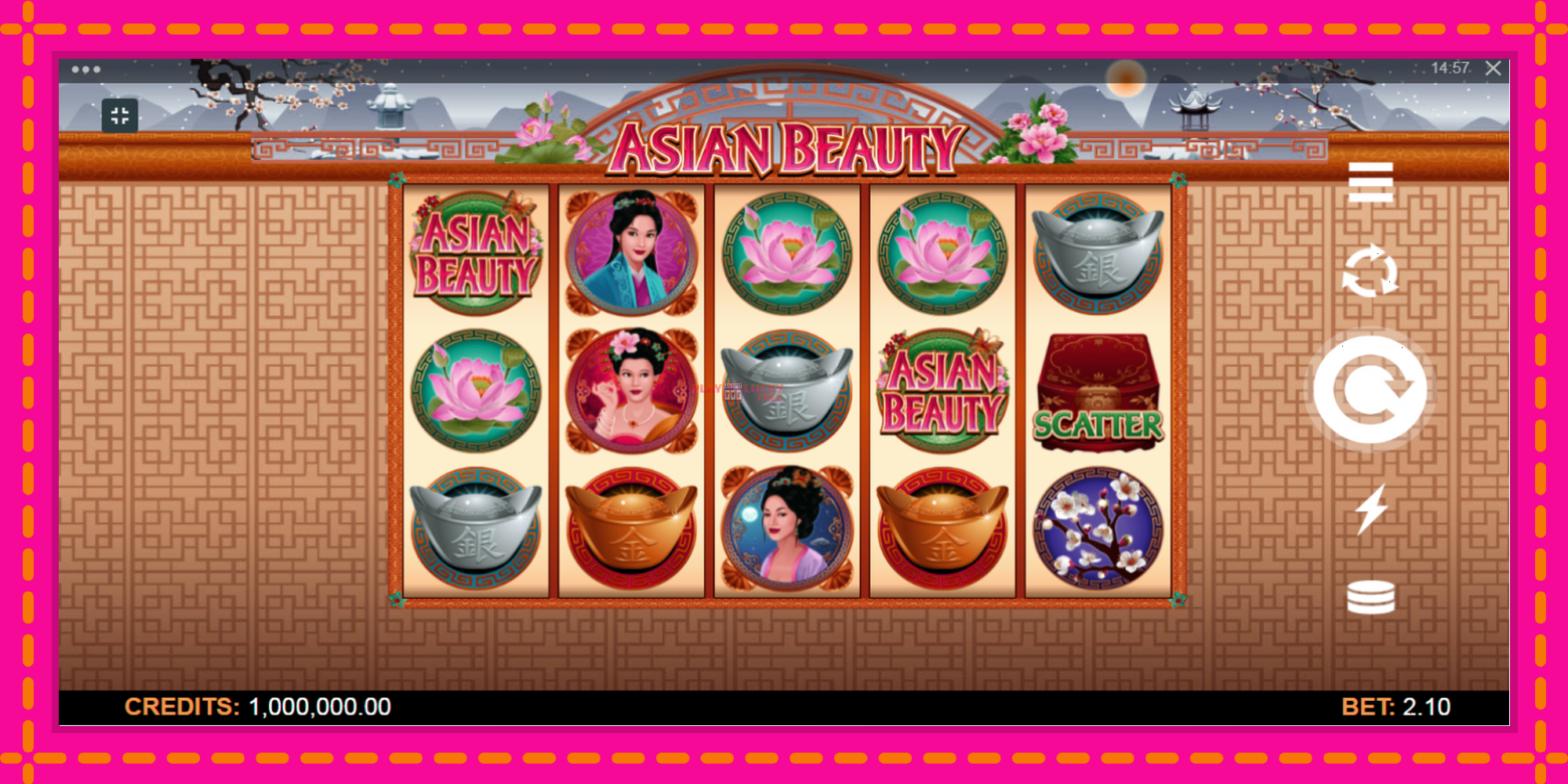 Безплатна игра в Asian Beauty без регистрация, картина 1