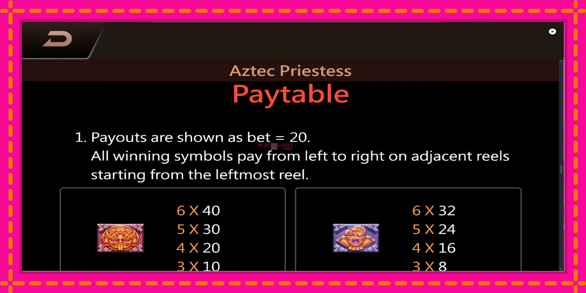 Безплатна игра в Aztec Priestess без регистрация, картина 7