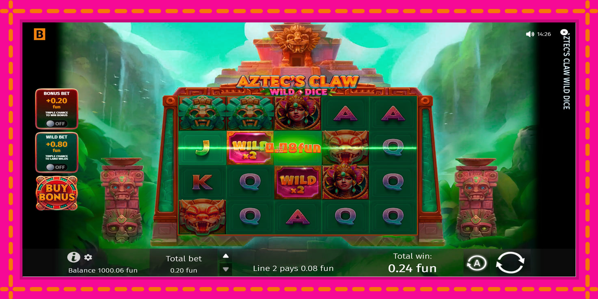 Безплатна игра в Aztecs Claw Wild Dice без регистрация, картина 4