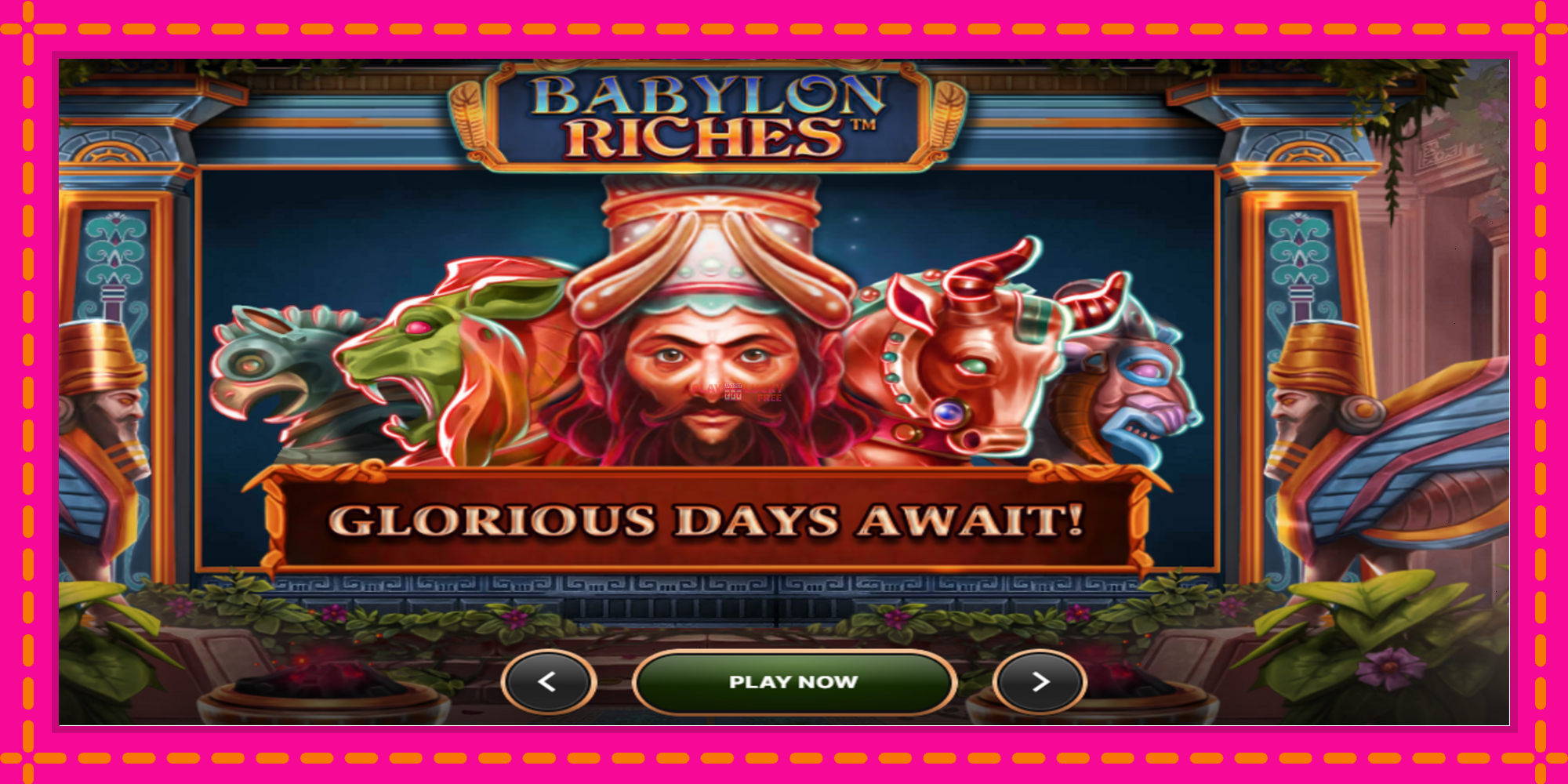 Безплатна игра в Babylon Riches без регистрация, картина 1