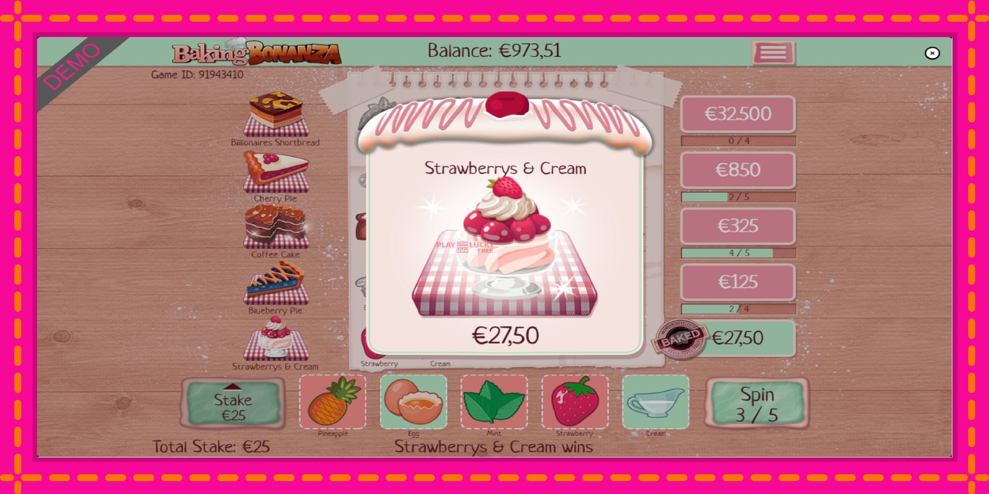 Безплатна игра в Baking Bonanza без регистрация, картина 4