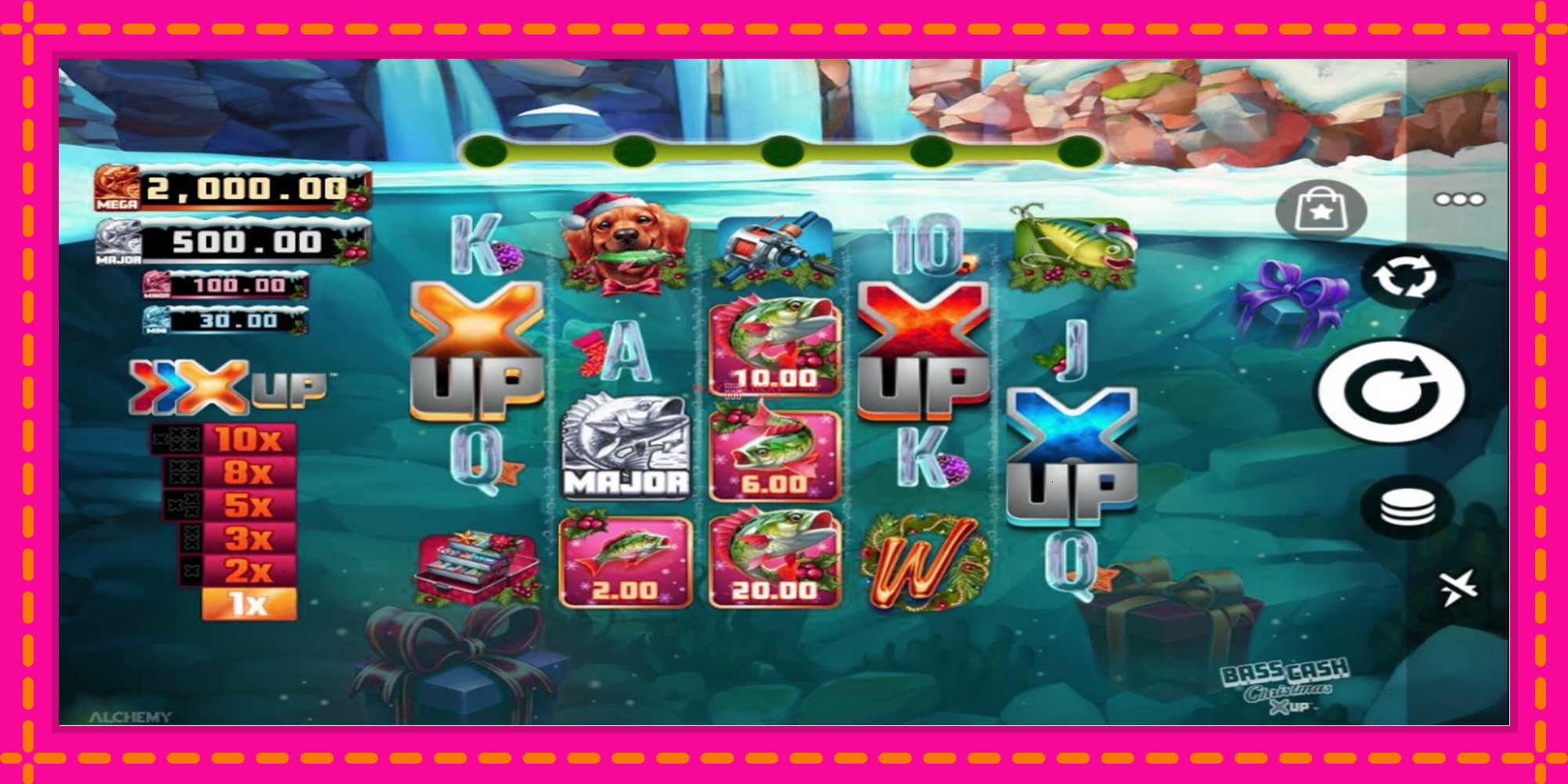 Безплатна игра в Bass Cash Christmas X UP без регистрация, картина 1