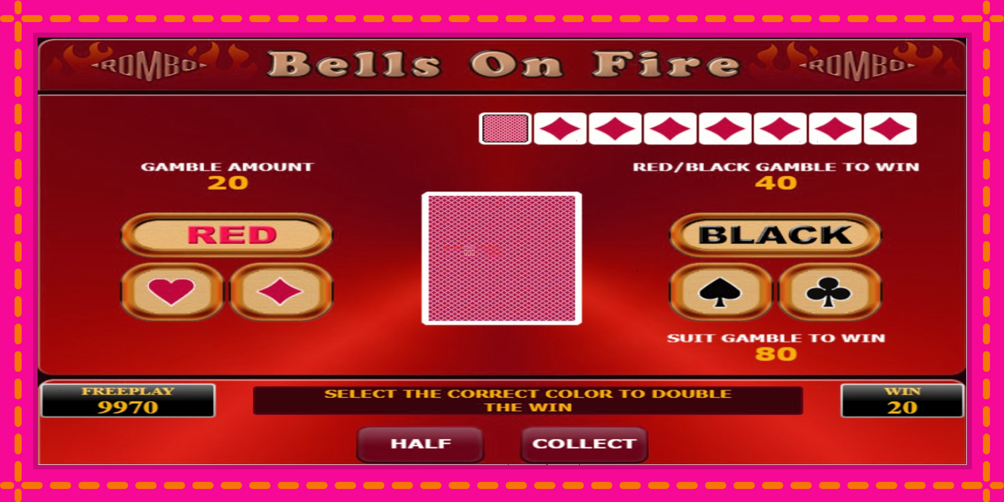 Безплатна игра в Bells on Fire Rombo без регистрация, картина 3