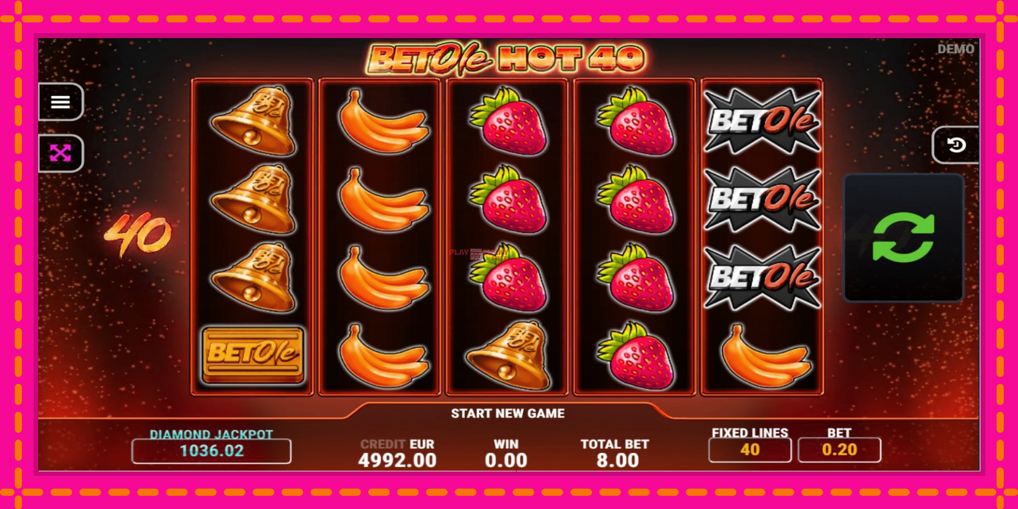 Безплатна игра в Bet Ole Hot 40 без регистрация, картина 2