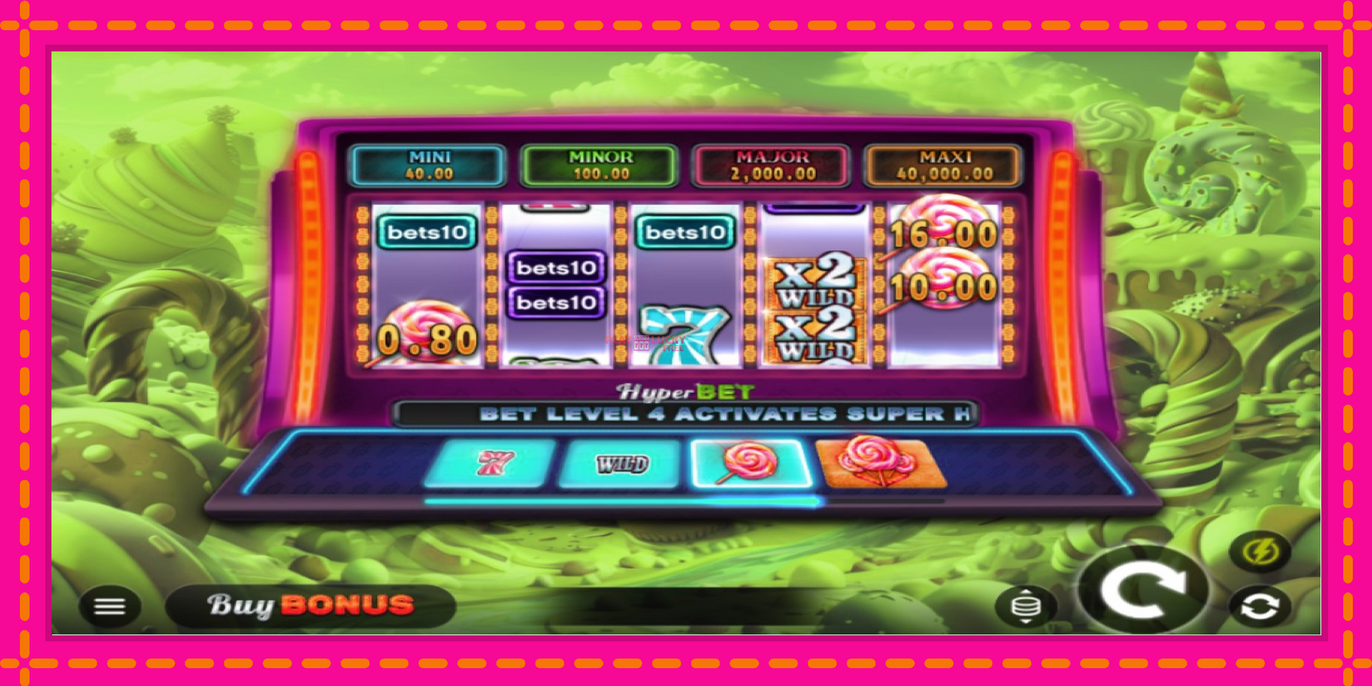 Безплатна игра в Bets10 Candy 7s Hold and Win без регистрация, картина 2