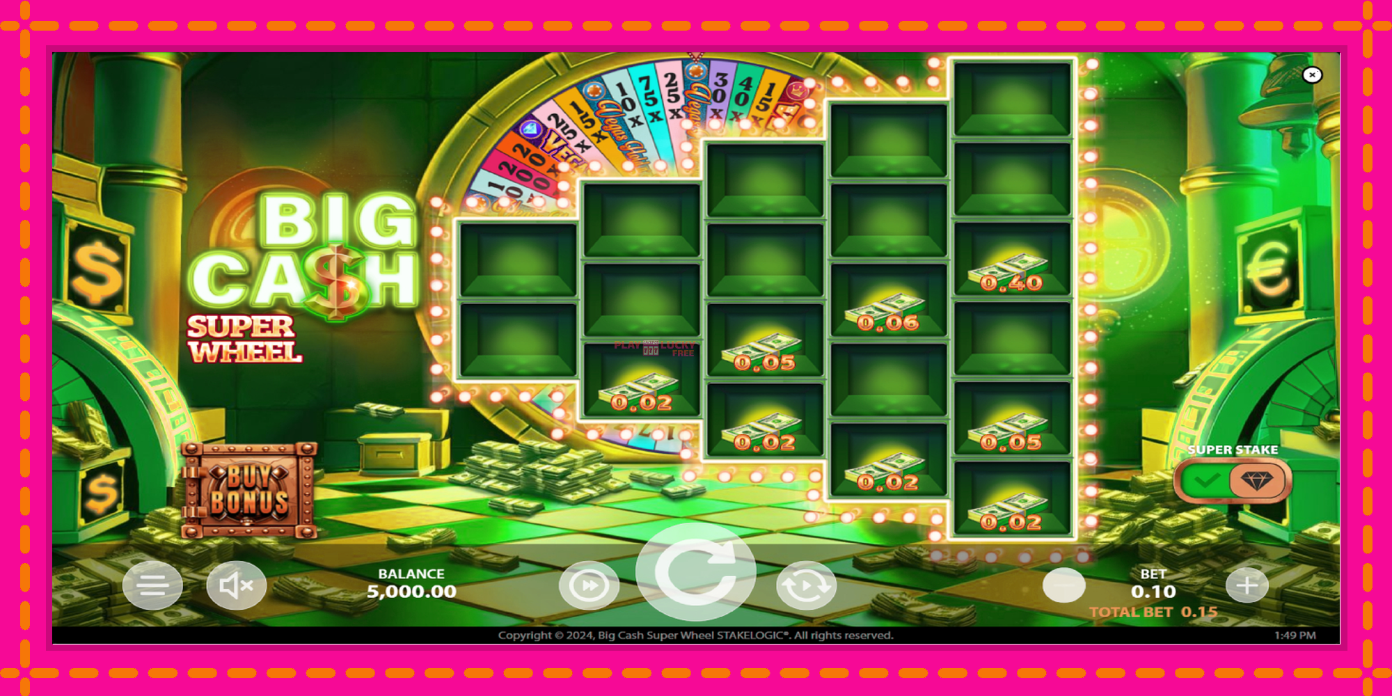 Безплатна игра в Big Cash Super Wheel без регистрация, картина 2