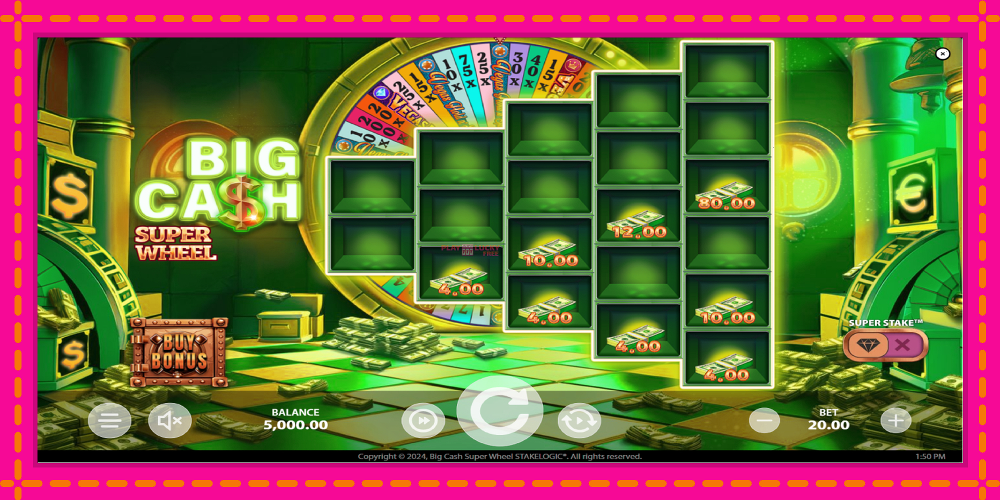 Безплатна игра в Big Cash Super Wheel без регистрация, картина 3