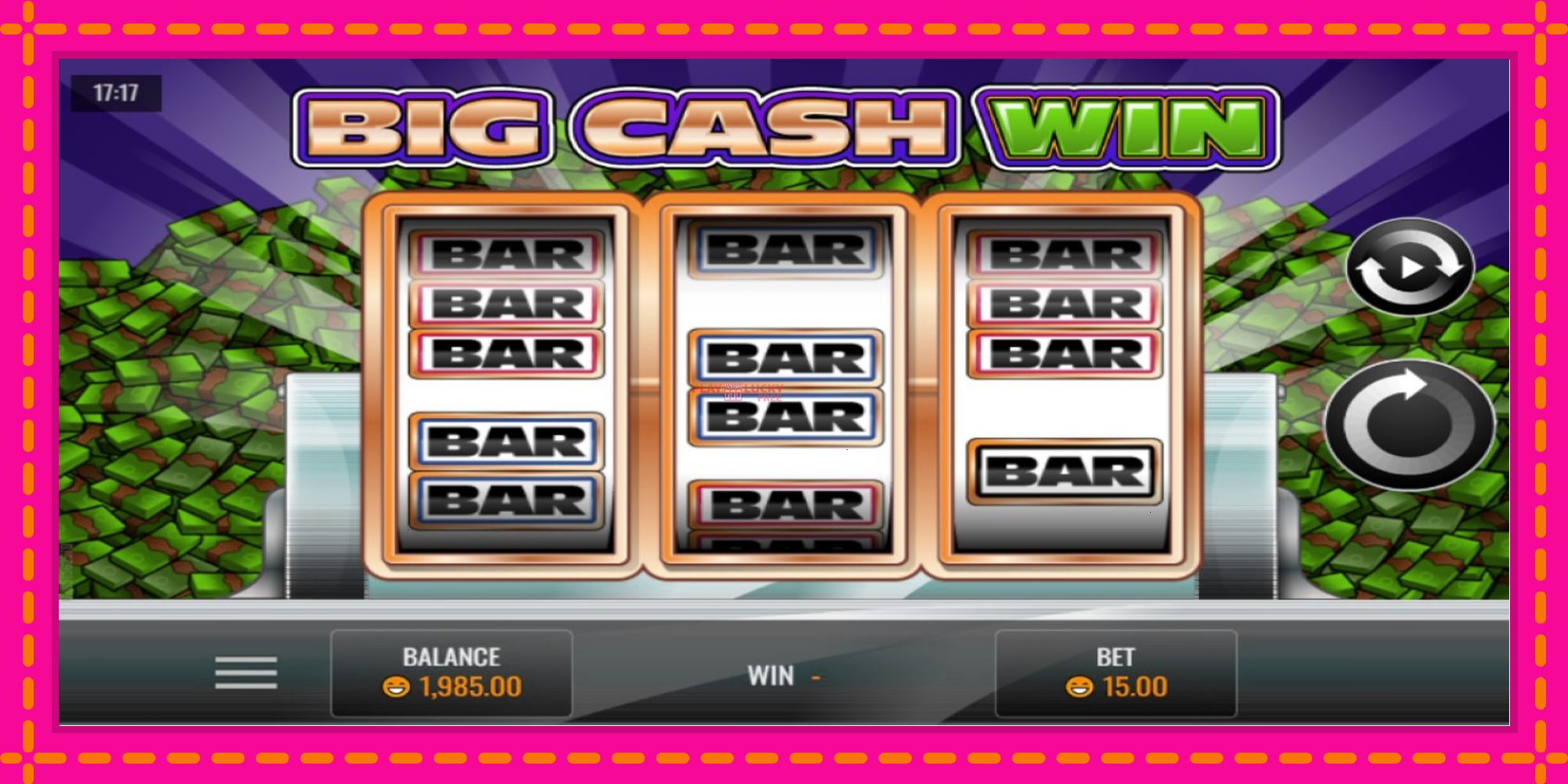 Безплатна игра в Big Cash Win без регистрация, картина 1