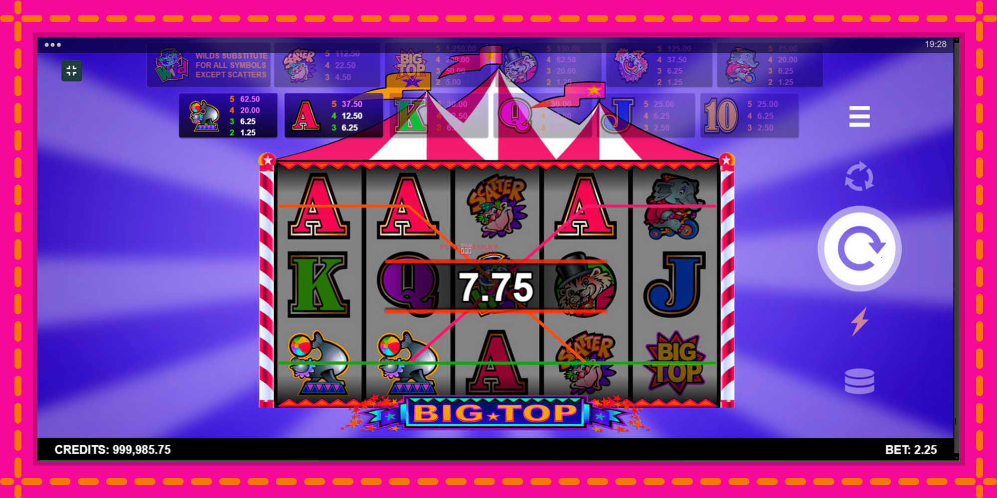 Безплатна игра в Big Top без регистрация, картина 4