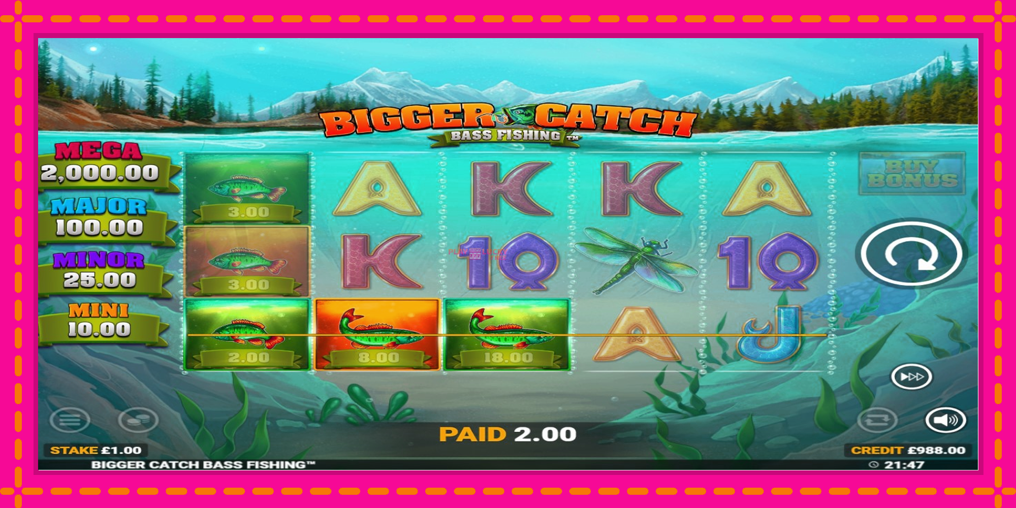 Безплатна игра в Bigger Catch Bass Fishing без регистрация, картина 3