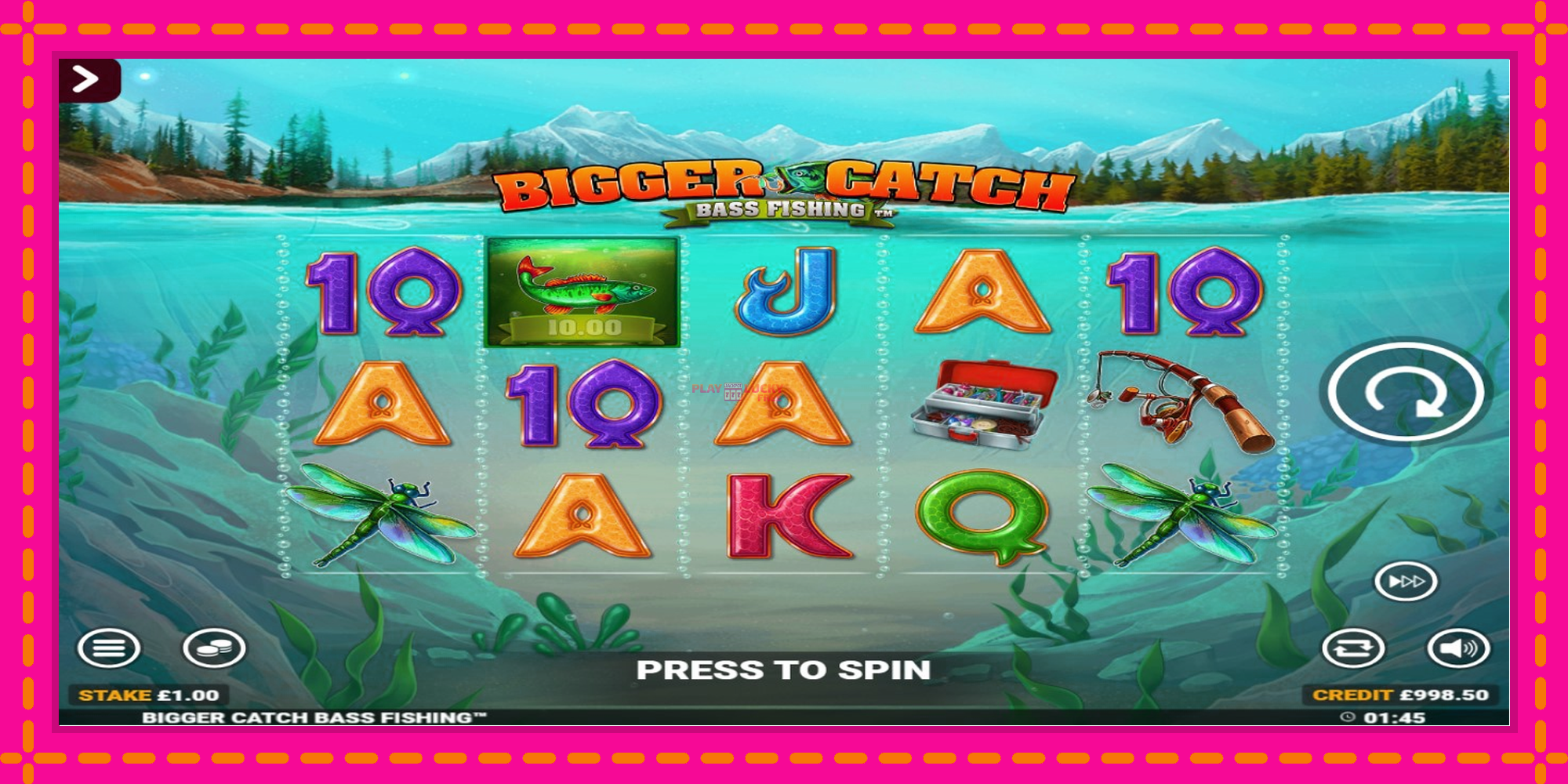 Безплатна игра в Bigger Catch Bass Fishing Rapid Fire Jackpots без регистрация, картина 2