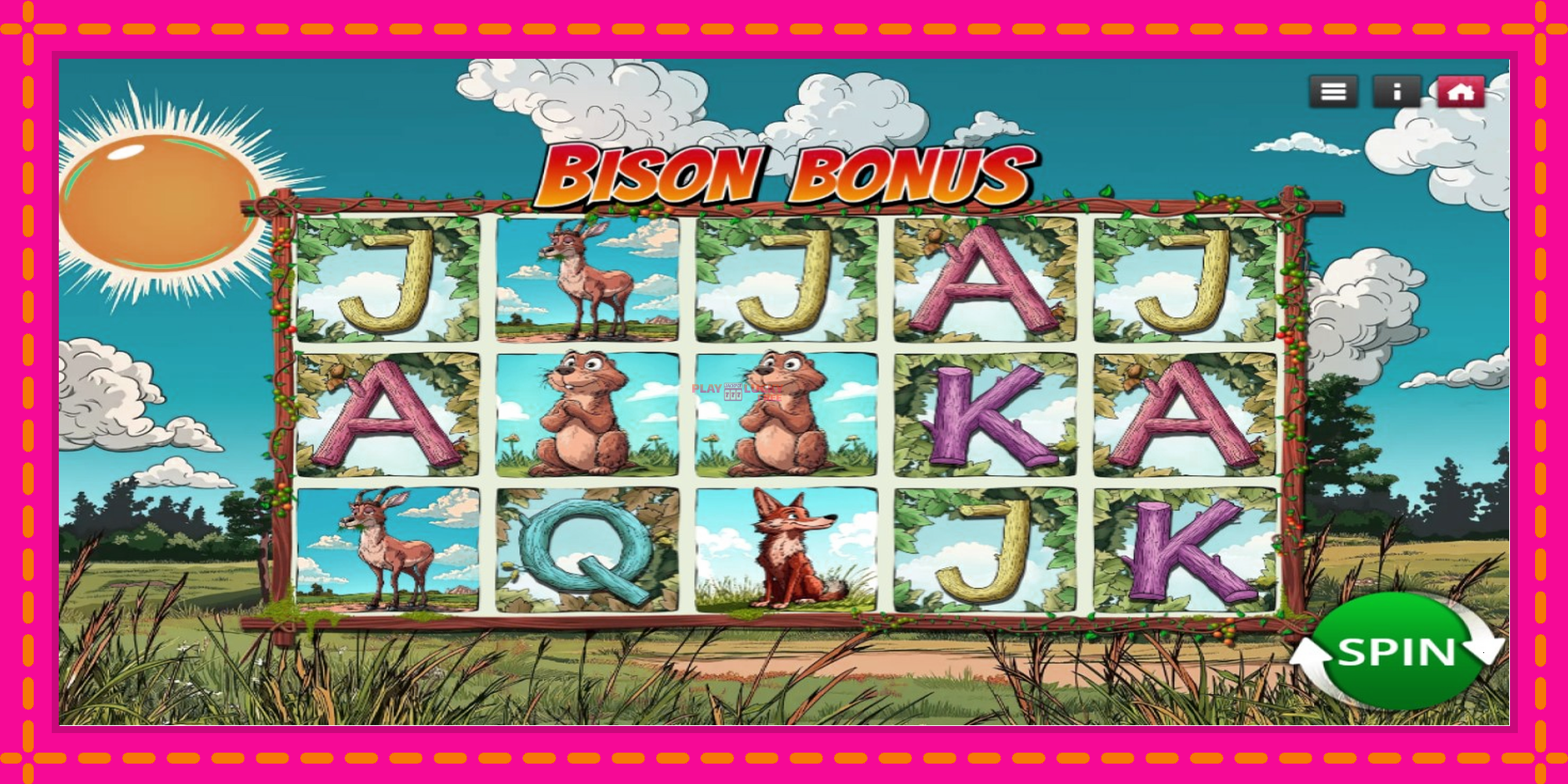 Безплатна игра в Bison Bonus без регистрация, картина 1