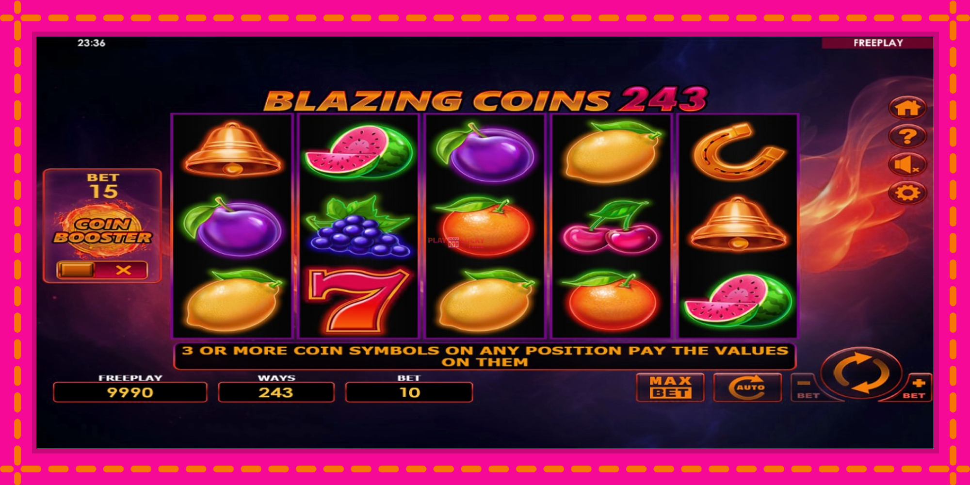 Безплатна игра в Blazing Coins 243 без регистрация, картина 2