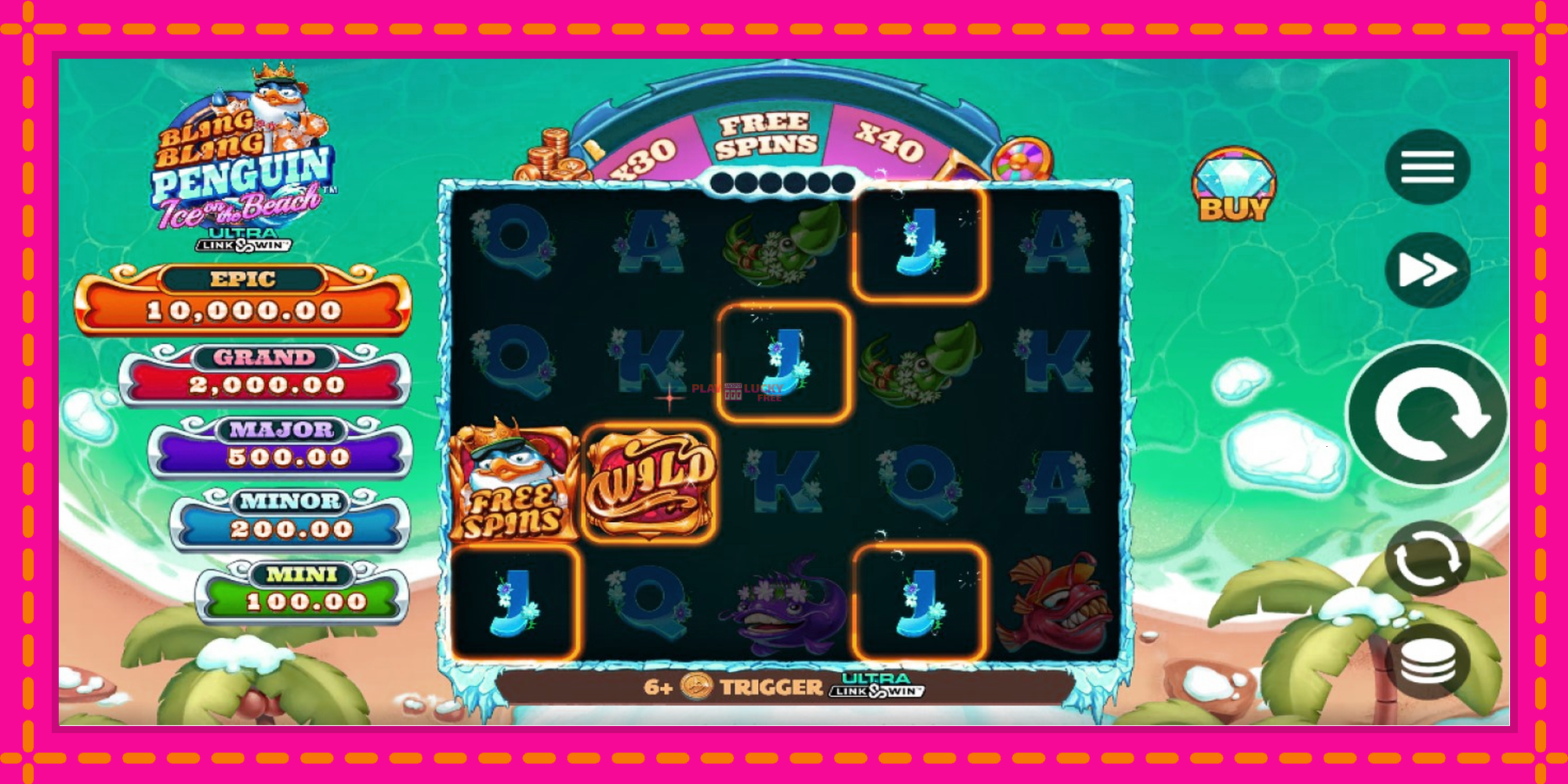 Безплатна игра в Bling Bling Penguin: Ice On The Beach без регистрация, картина 2