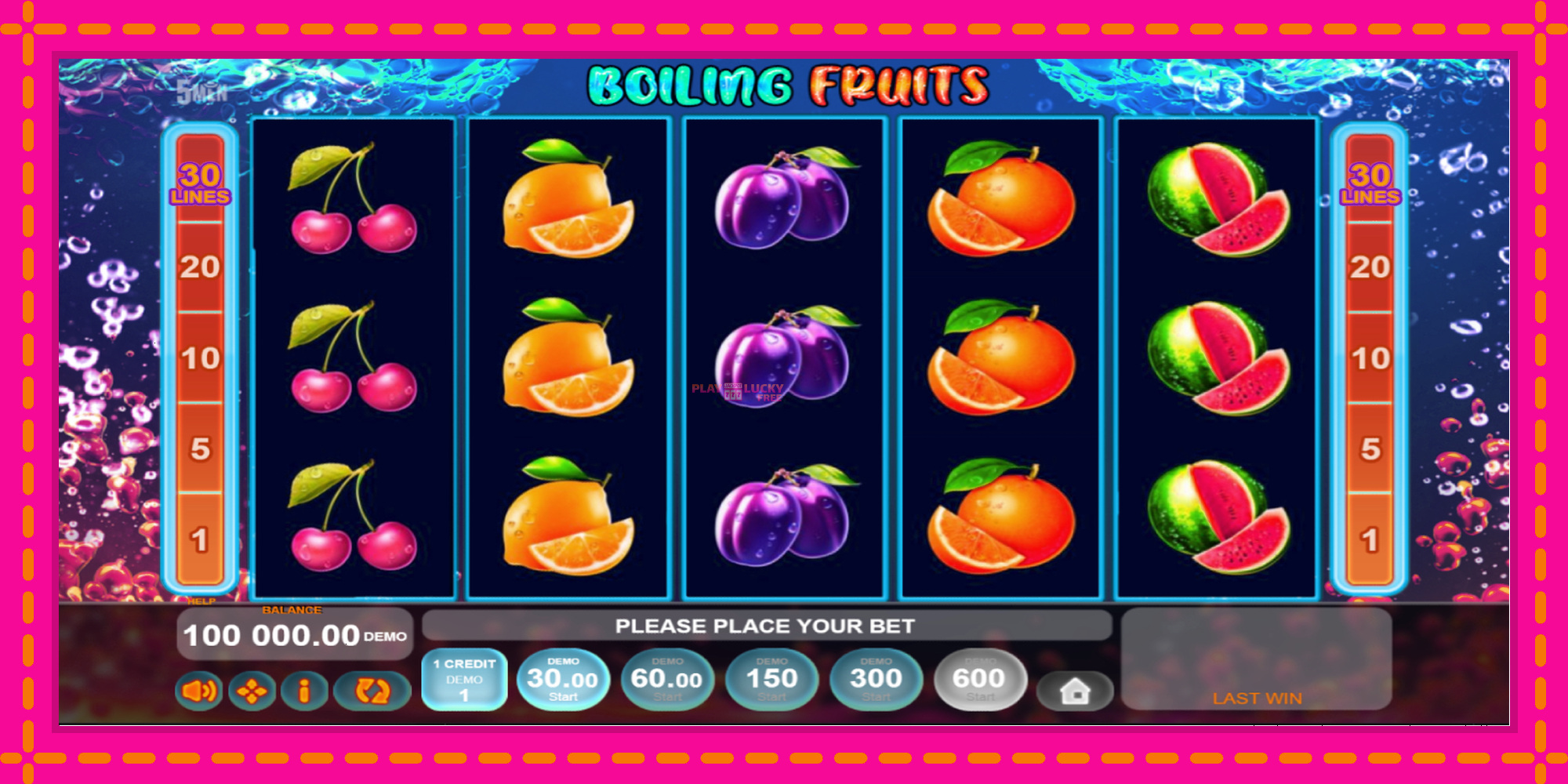 Безплатна игра в Boiling Fruits без регистрация, картина 1