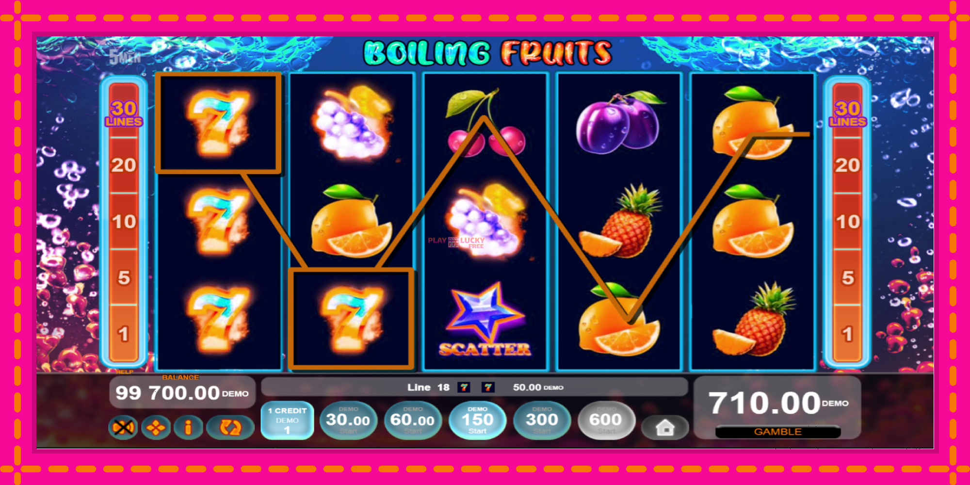 Безплатна игра в Boiling Fruits без регистрация, картина 2