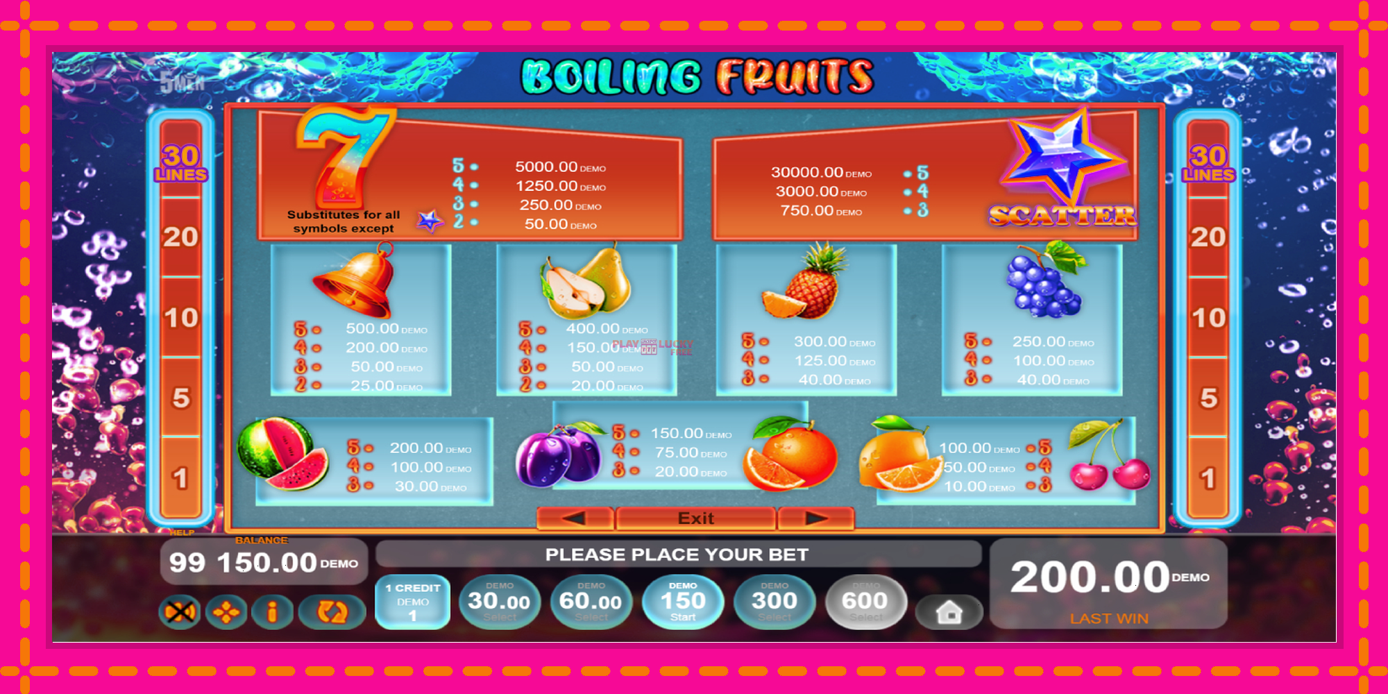 Безплатна игра в Boiling Fruits без регистрация, картина 5