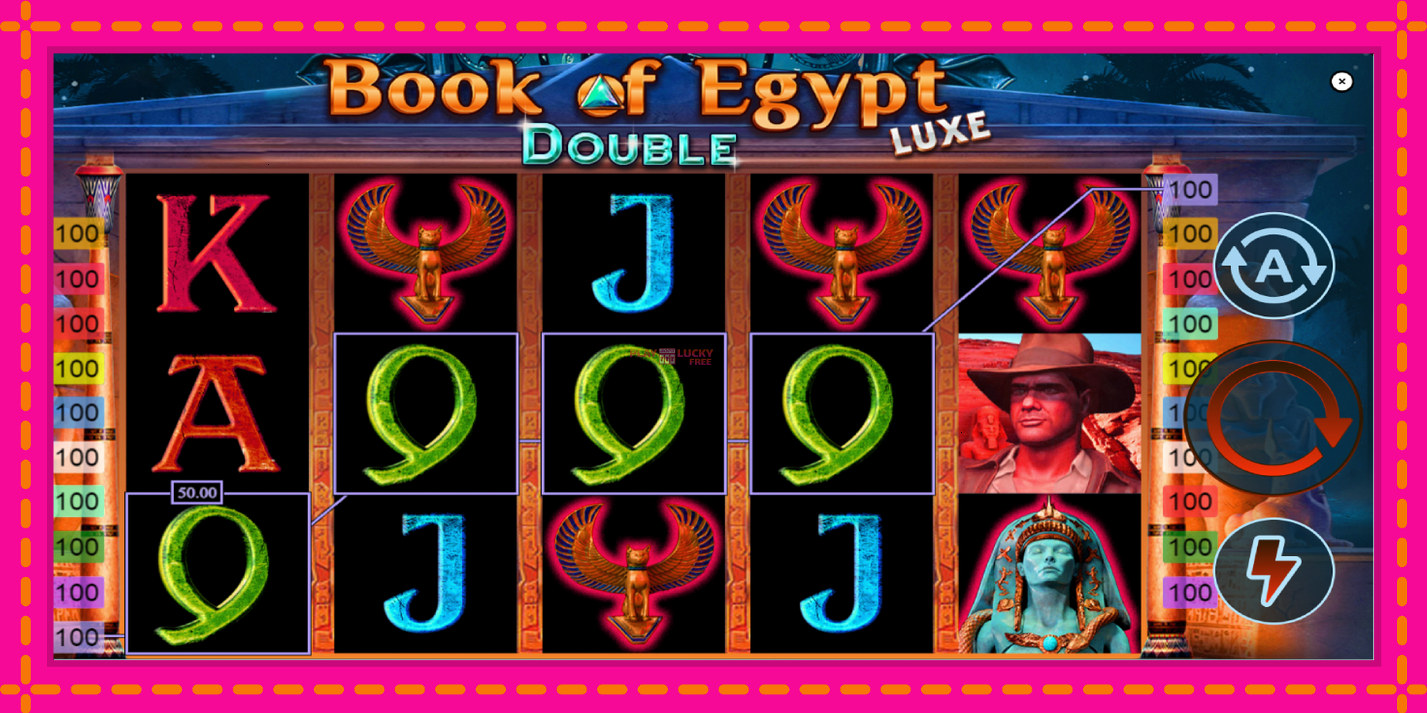 Безплатна игра в Book of Egypt Double Luxe без регистрация, картина 4