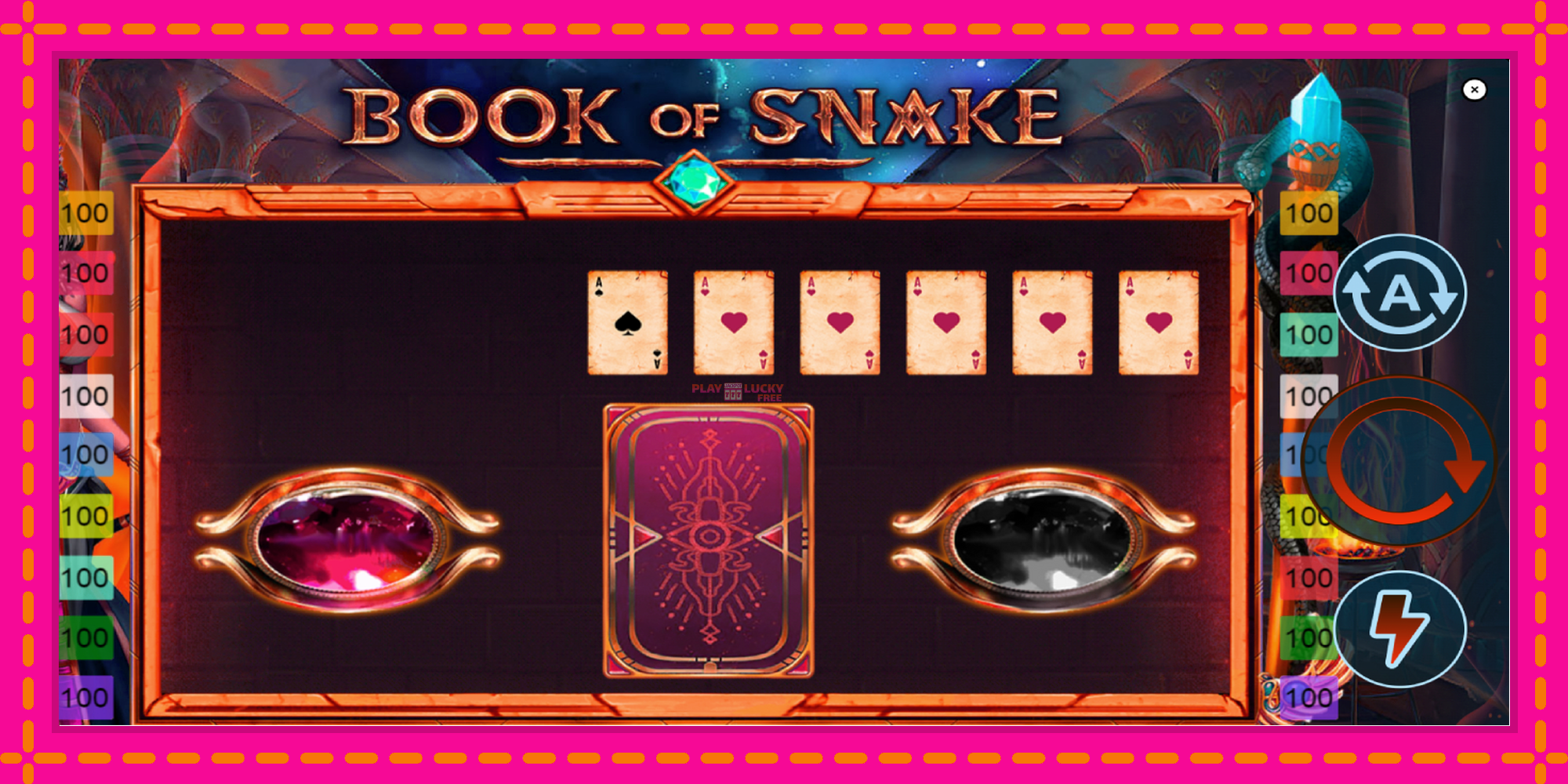 Безплатна игра в Book of Snake без регистрация, картина 5