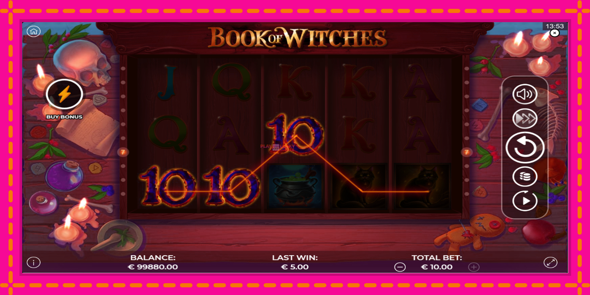 Безплатна игра в Book of Witches без регистрация, картина 4