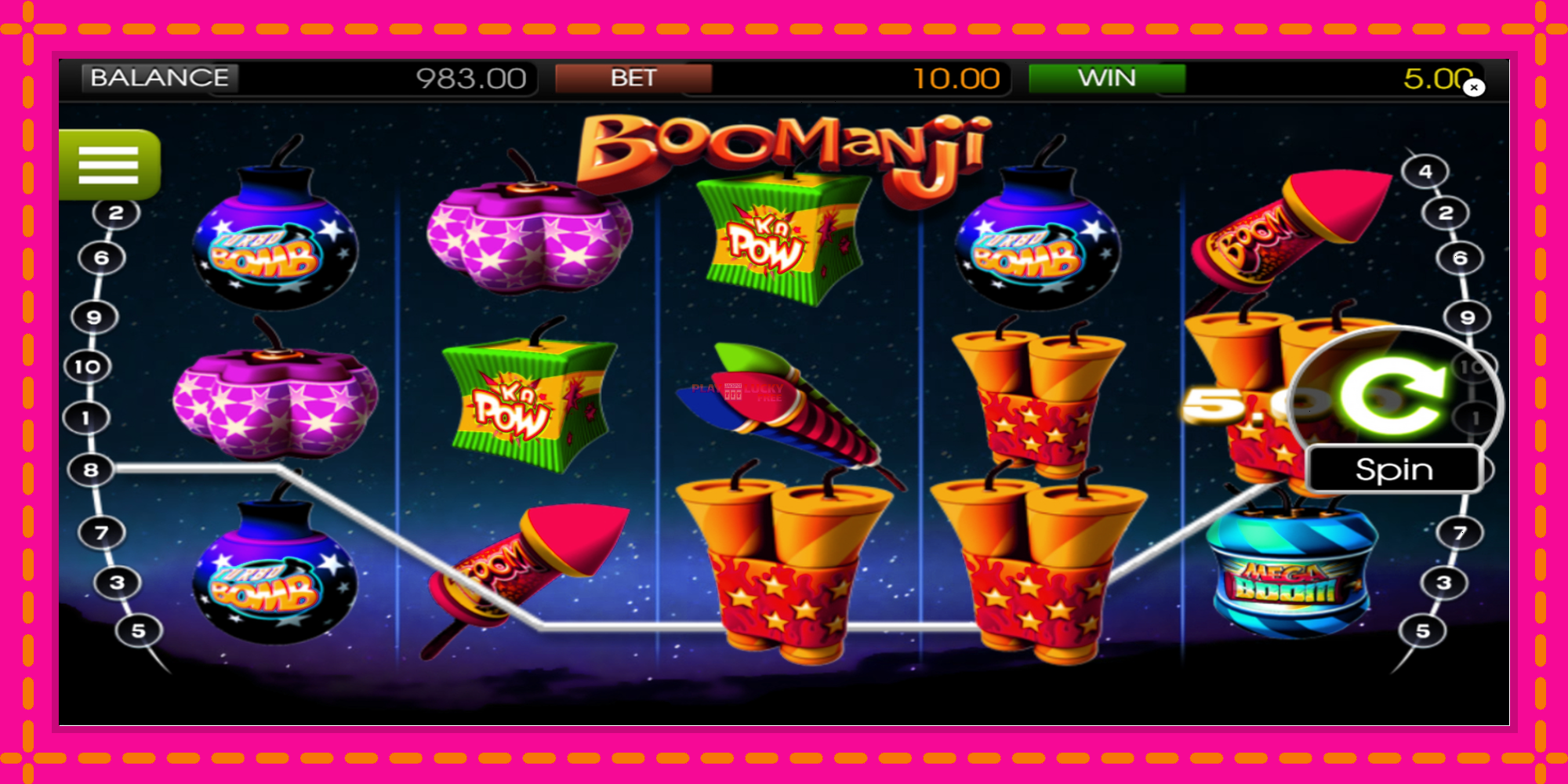 Безплатна игра в Boomanji без регистрация, картина 3