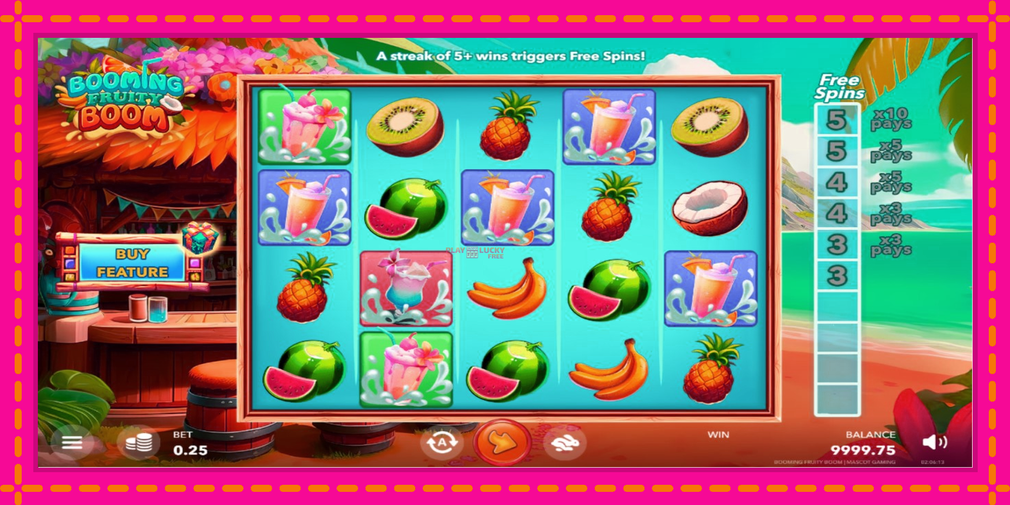 Безплатна игра в Booming Fruity Boom без регистрация, картина 2