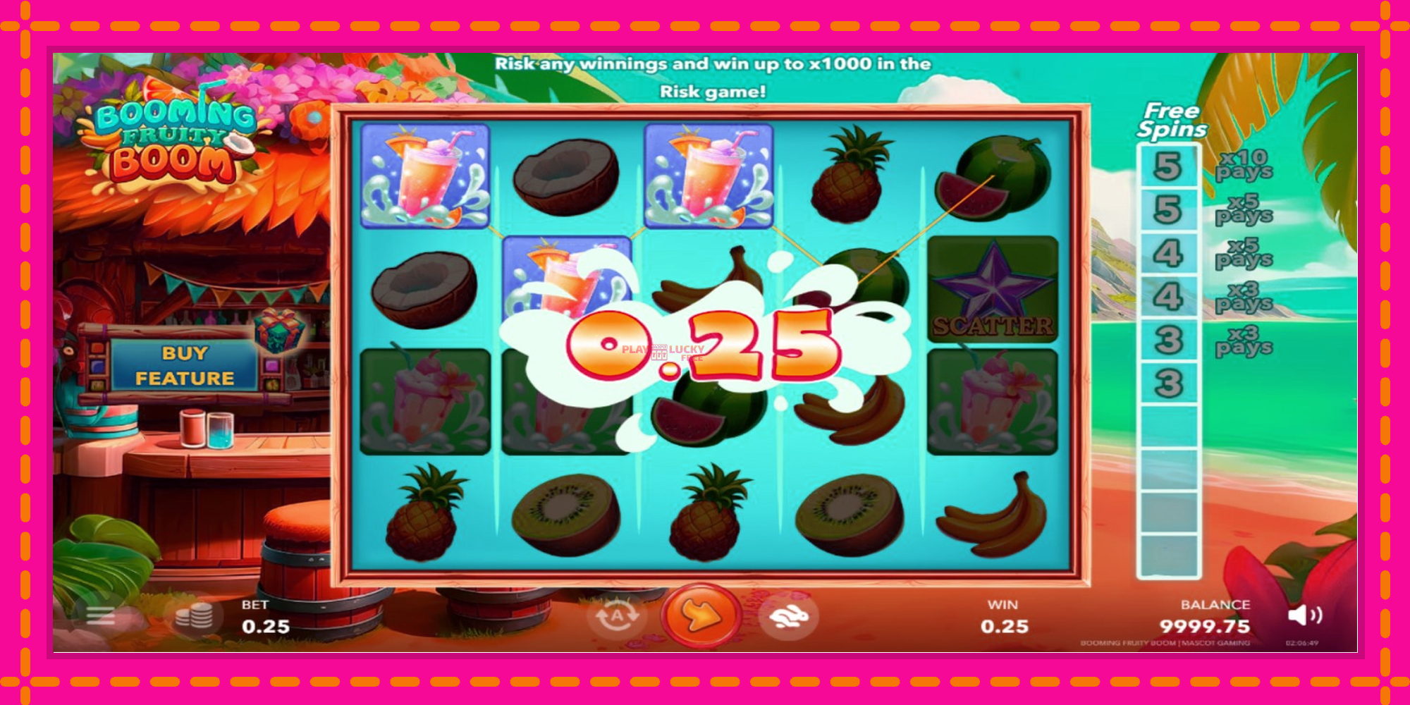 Безплатна игра в Booming Fruity Boom без регистрация, картина 3